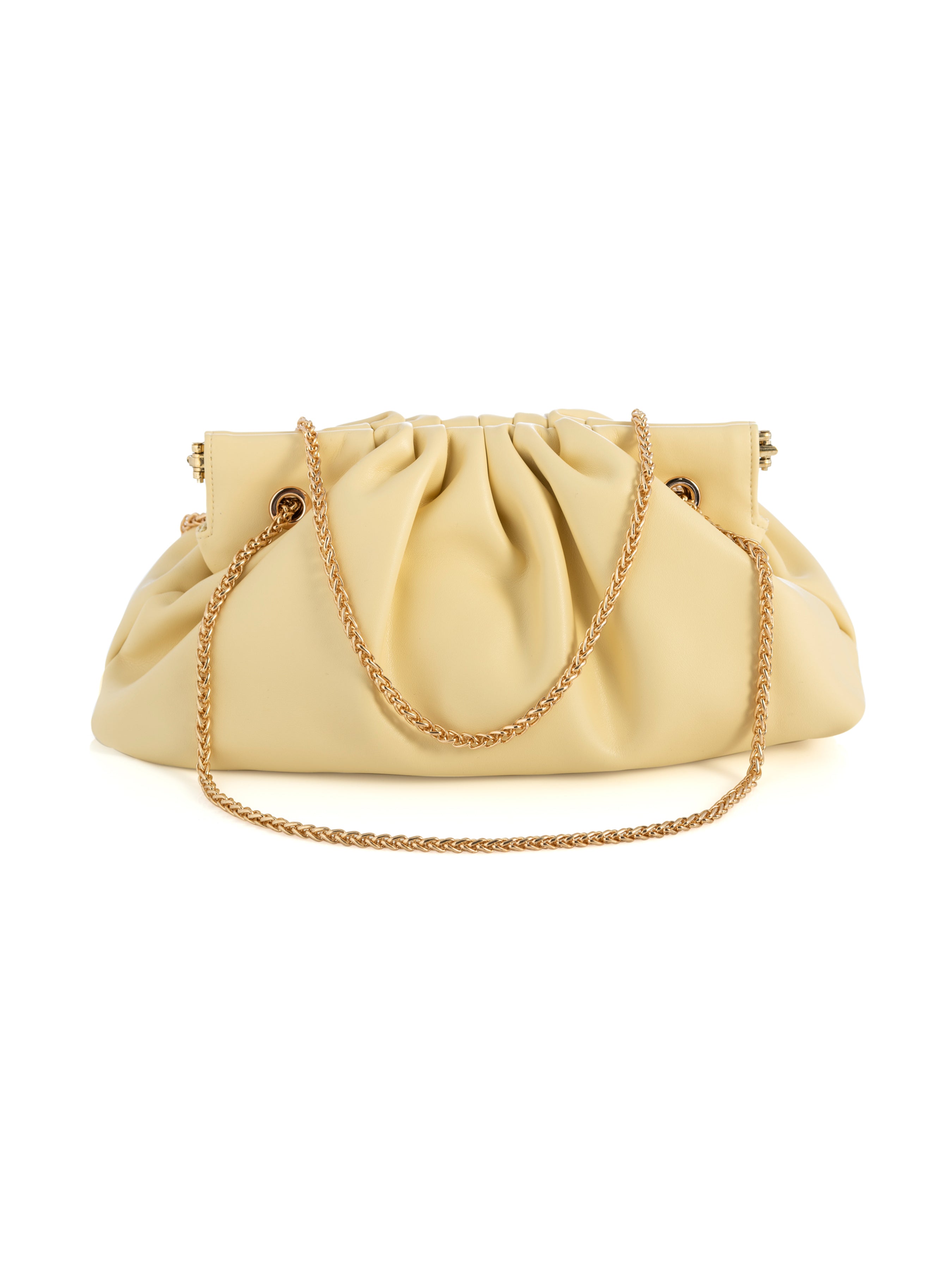 Shiraleah Elliot Shoulder Bag Clutch, Butter