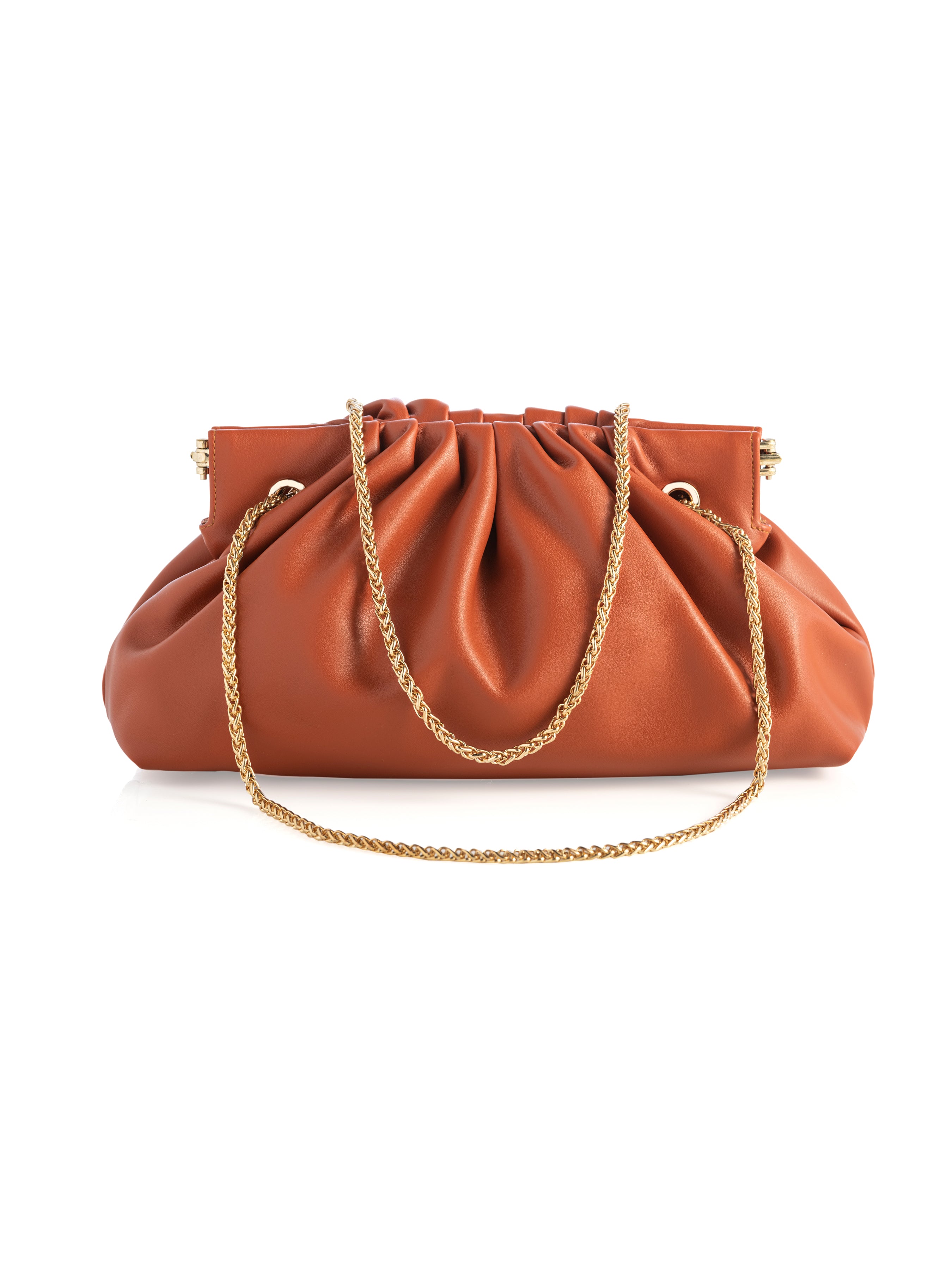 Shiraleah Elliot Shoulder Bag Clutch, Orange