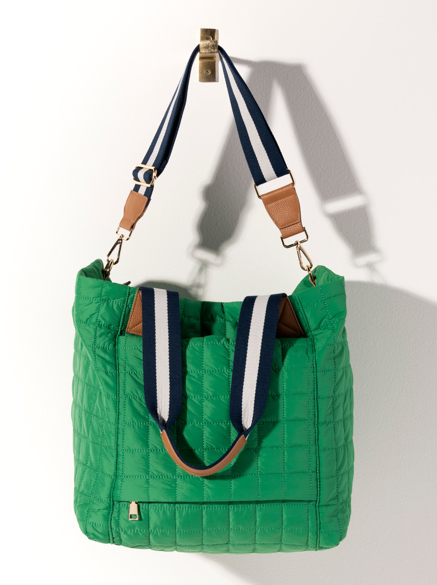 Shiraleah Ezra Travel Tote GREEN