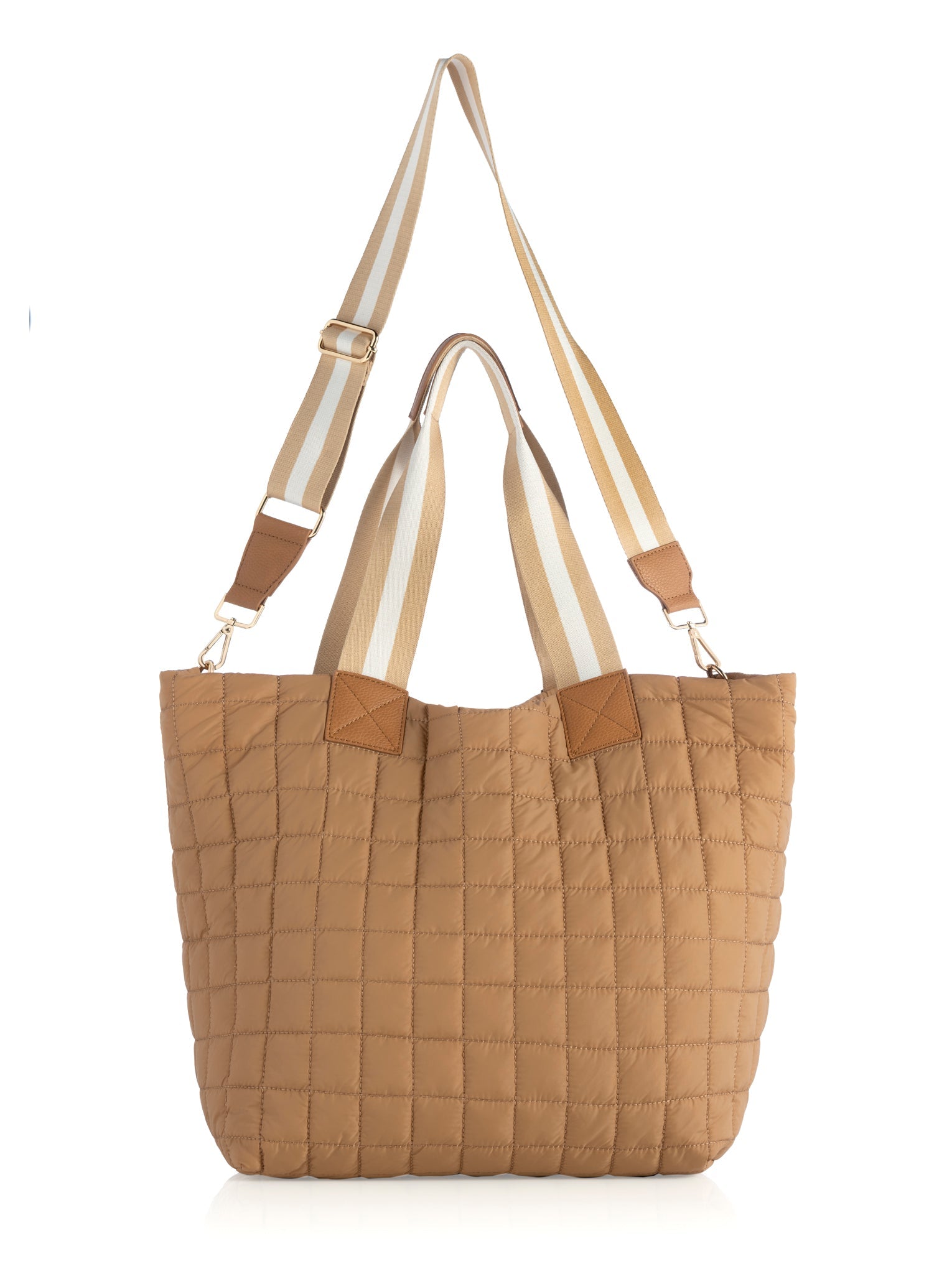 Shiraleah Ezra Travel Tote TAN