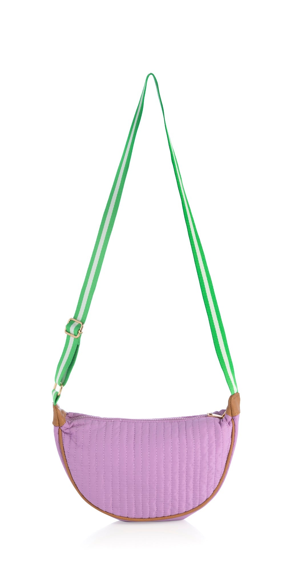 Shiraleah Ezra Quilted Nylon Sling Cross-Body, Lilac