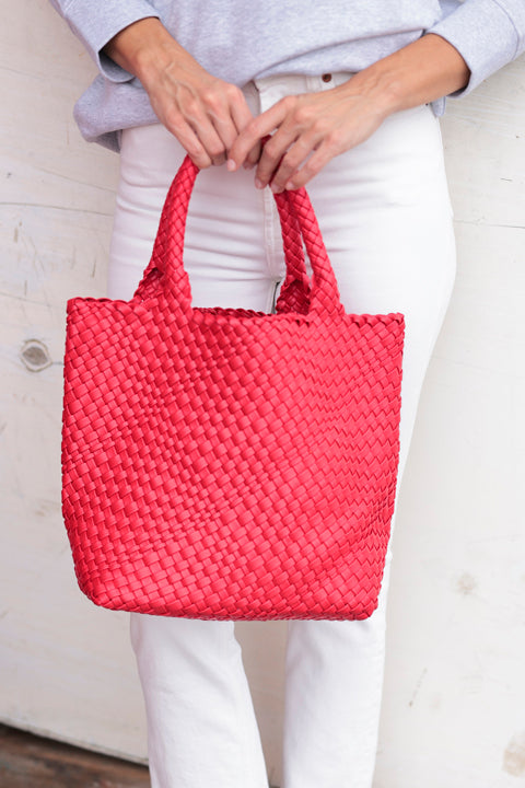 Shiraleah Blythe Mini Tote, Red