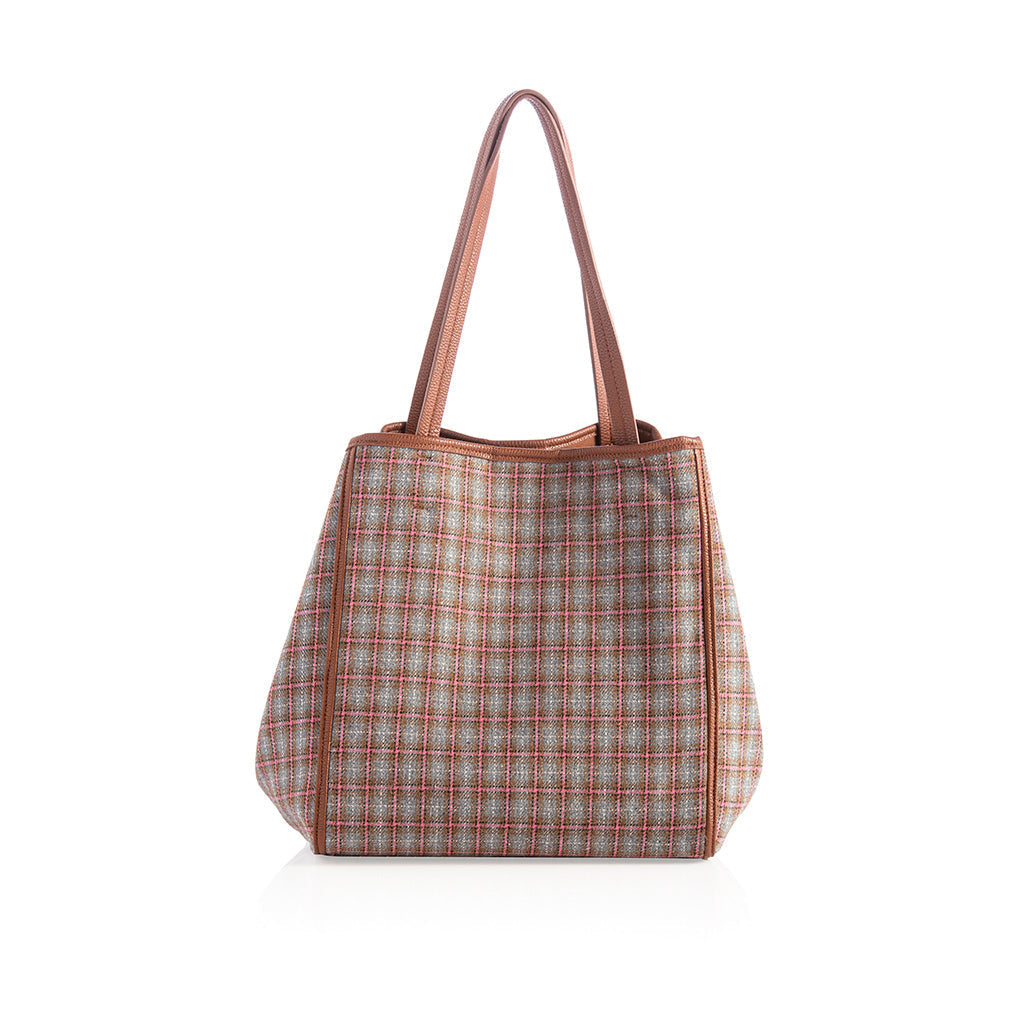 Shiraleah Vale Plaid Tote, Multi - FINAL SALE ONLY