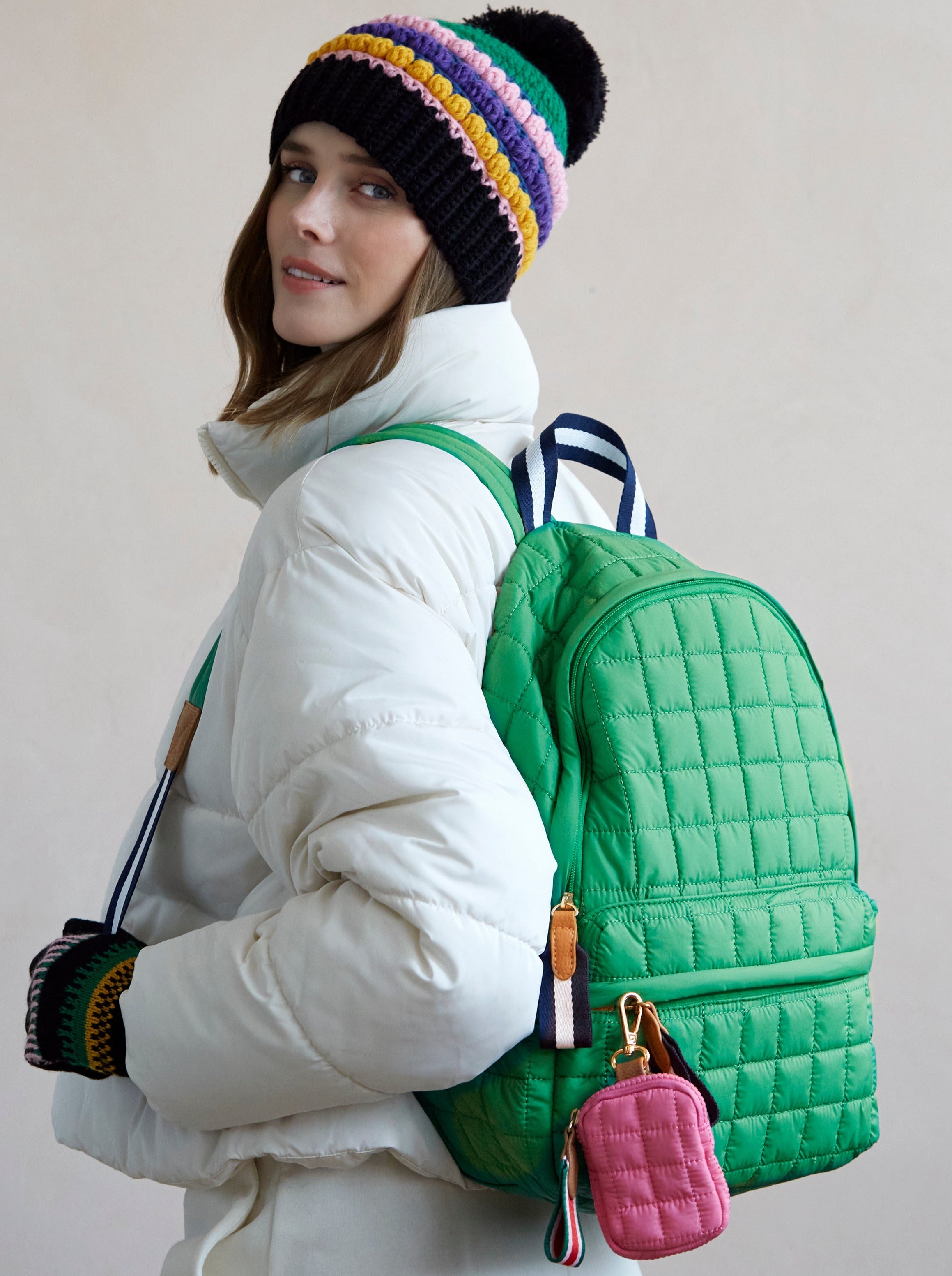 Shiraleah Ezra Backpack GREEN