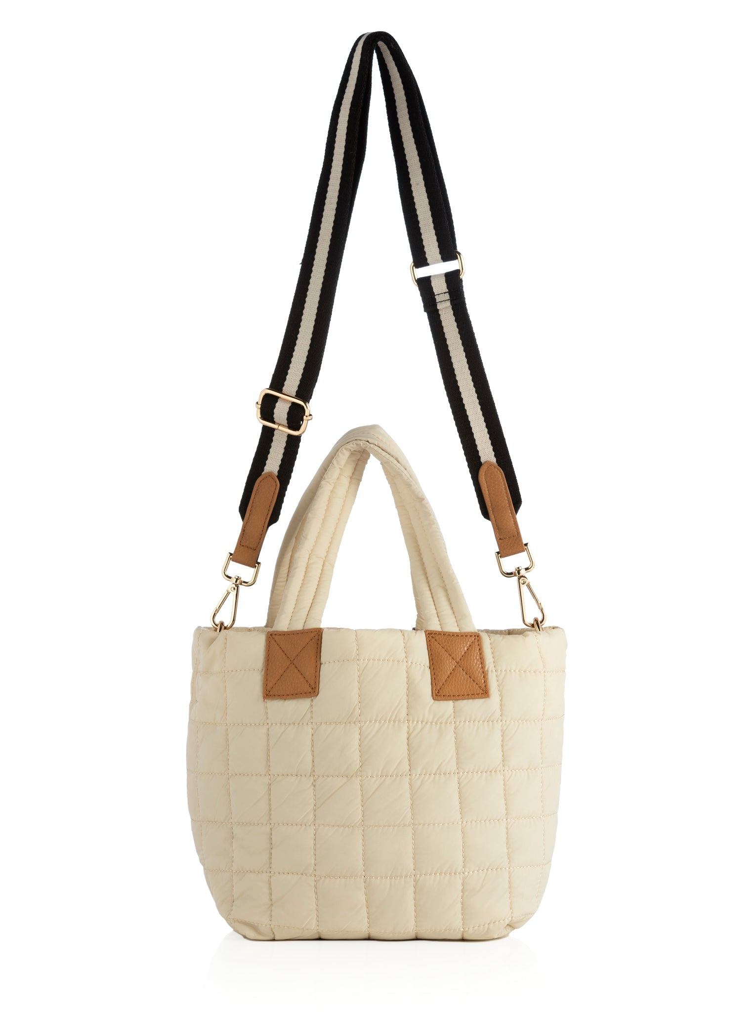 Shiraleah Ezra Mini Tote Cross-Body IVORY