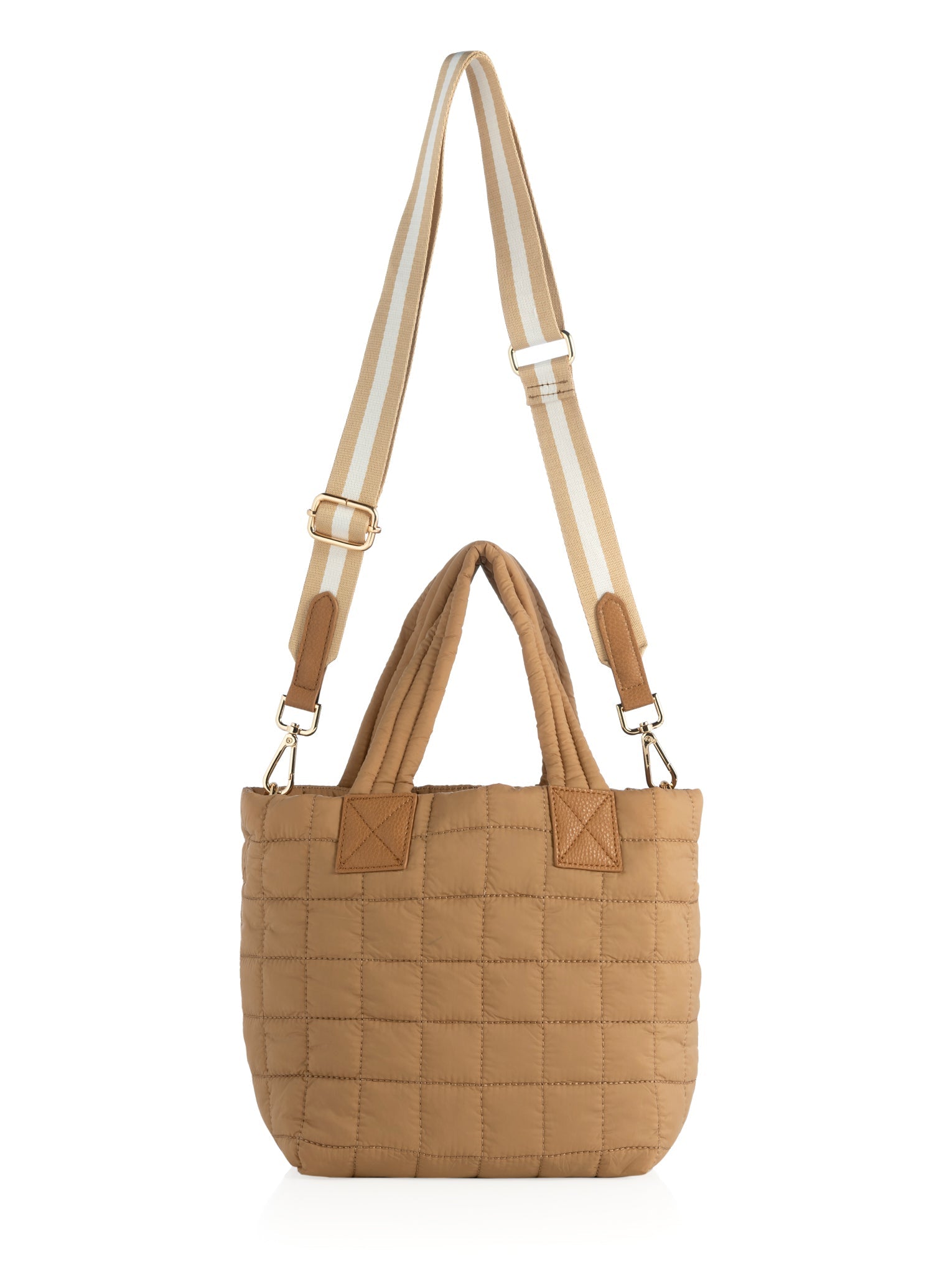 Shiraleah Ezra Mini Tote Cross-Body TAN