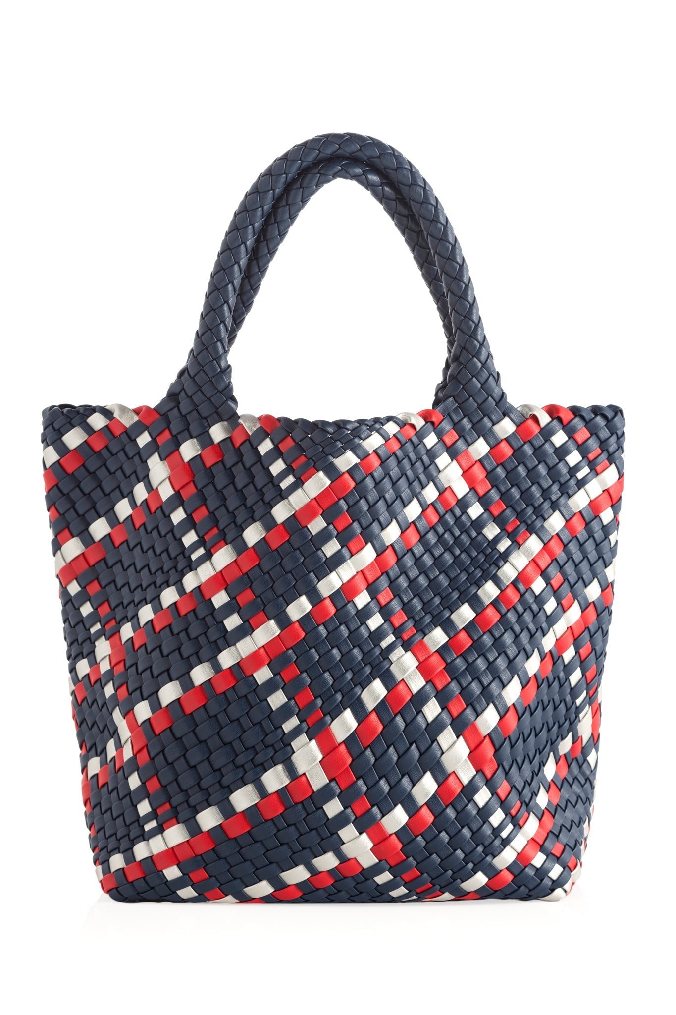 Shiraleah Blythe Plaid Mini Tote, Blue - FINAL SALE ONLY