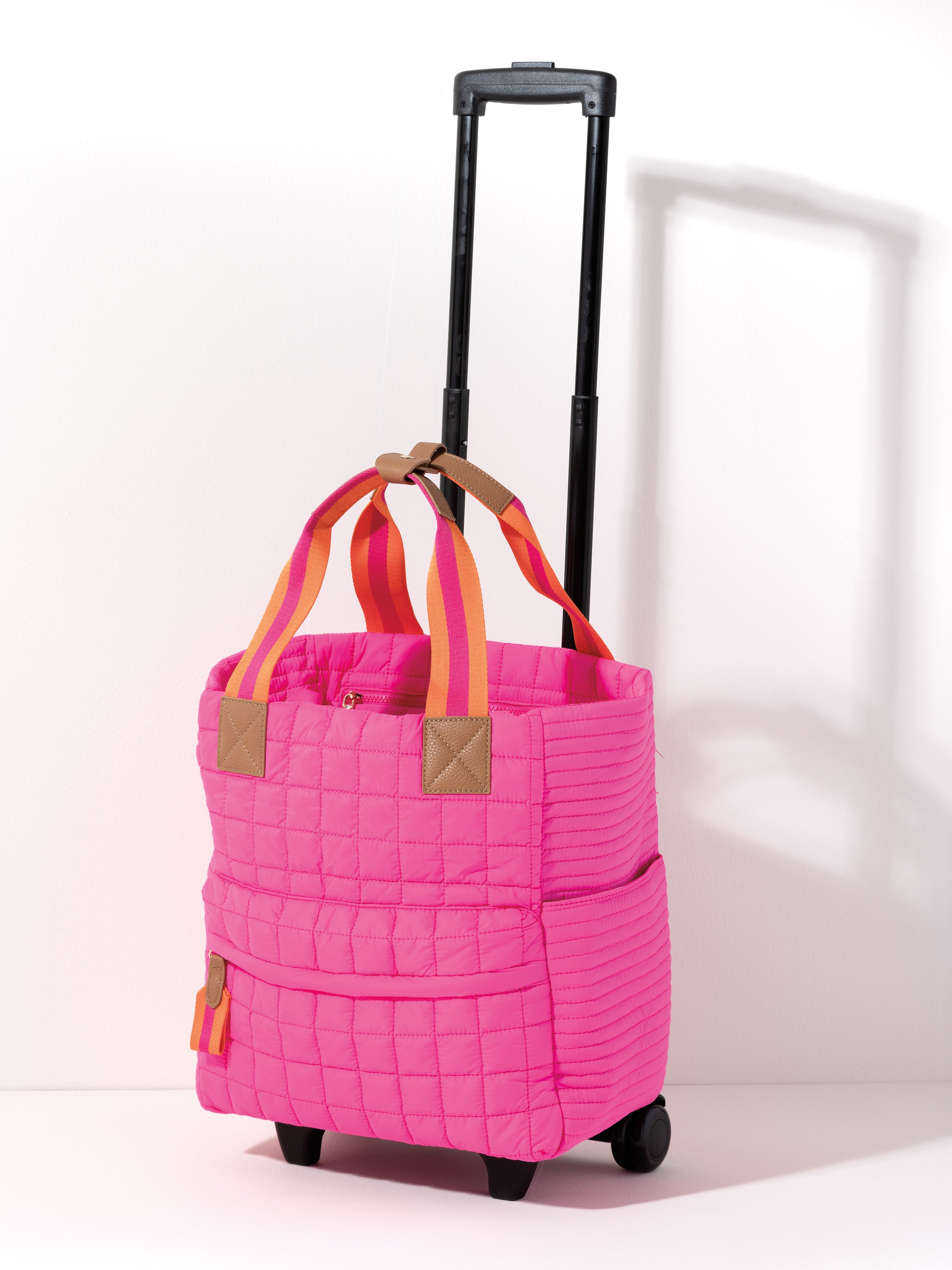 Shiraleah Ezra Roller Tote MAGENTA