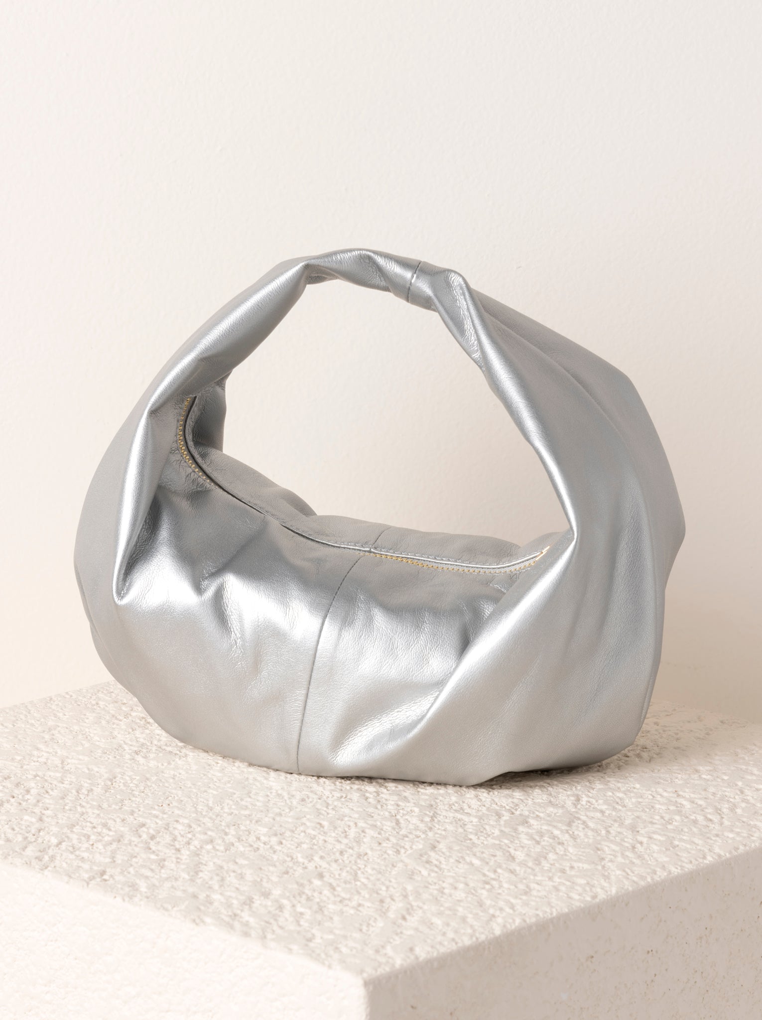 Shiraleah Milano Mini Hobo, Silver