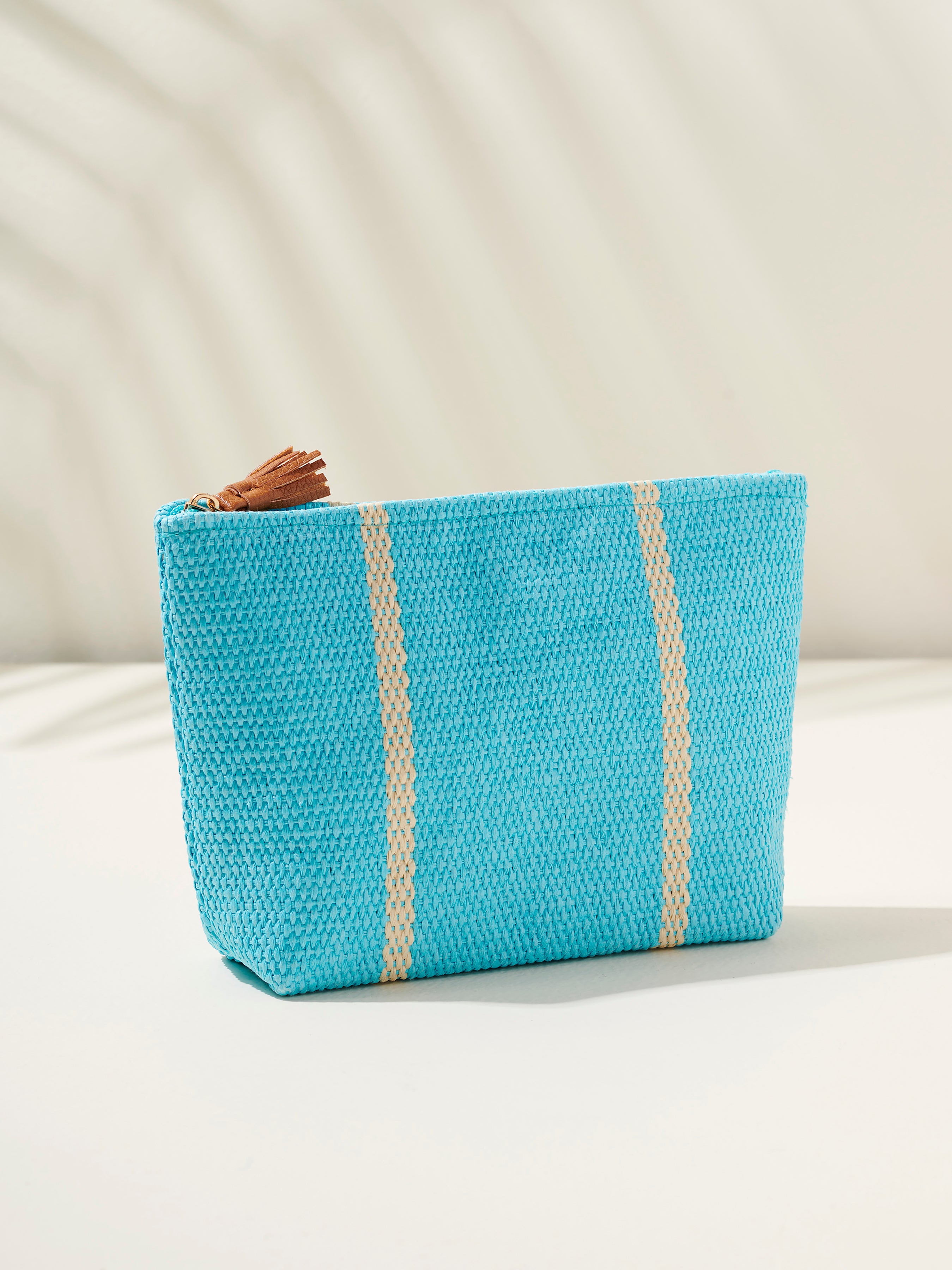 Shiraleah Riva Zip Pouch TURQUOISE