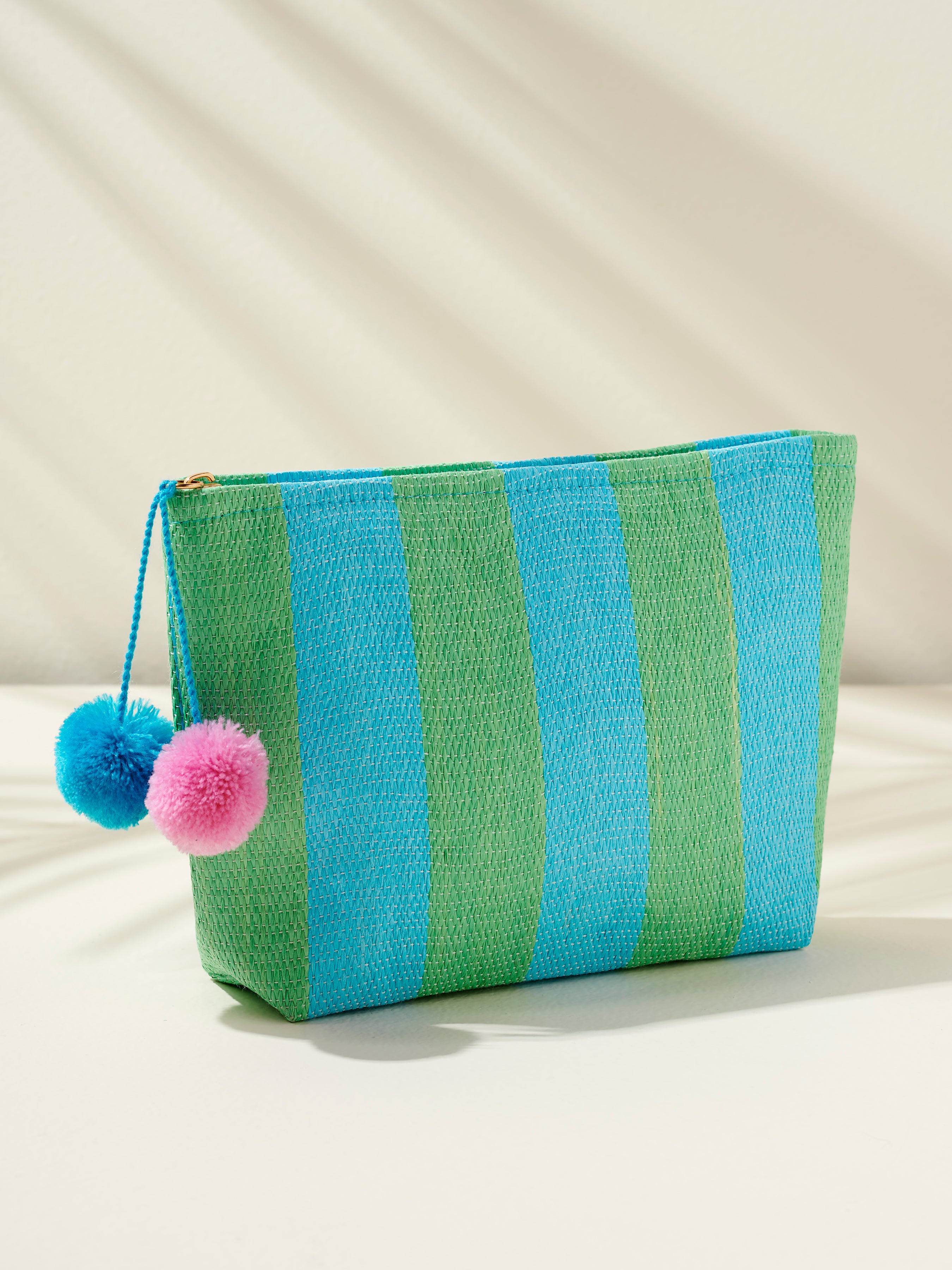 Shiraleah Mirage Zip Pouch AQUA