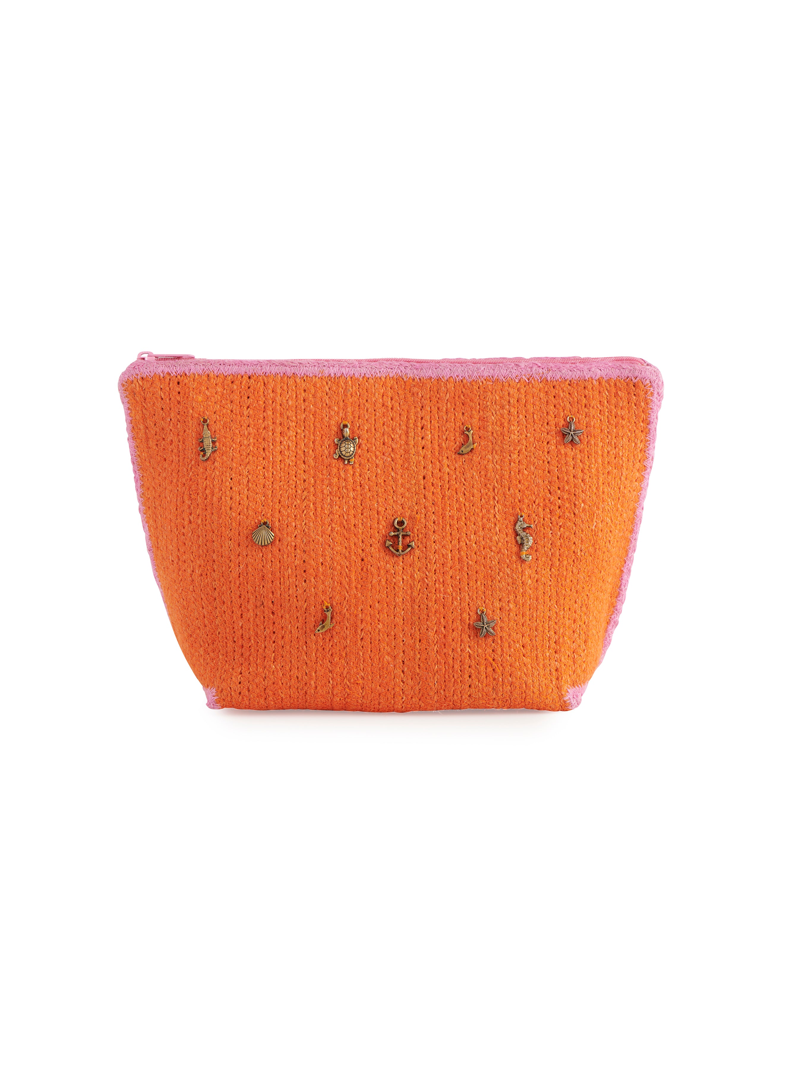 Shiraleah Cici Zip Pouch, Orange