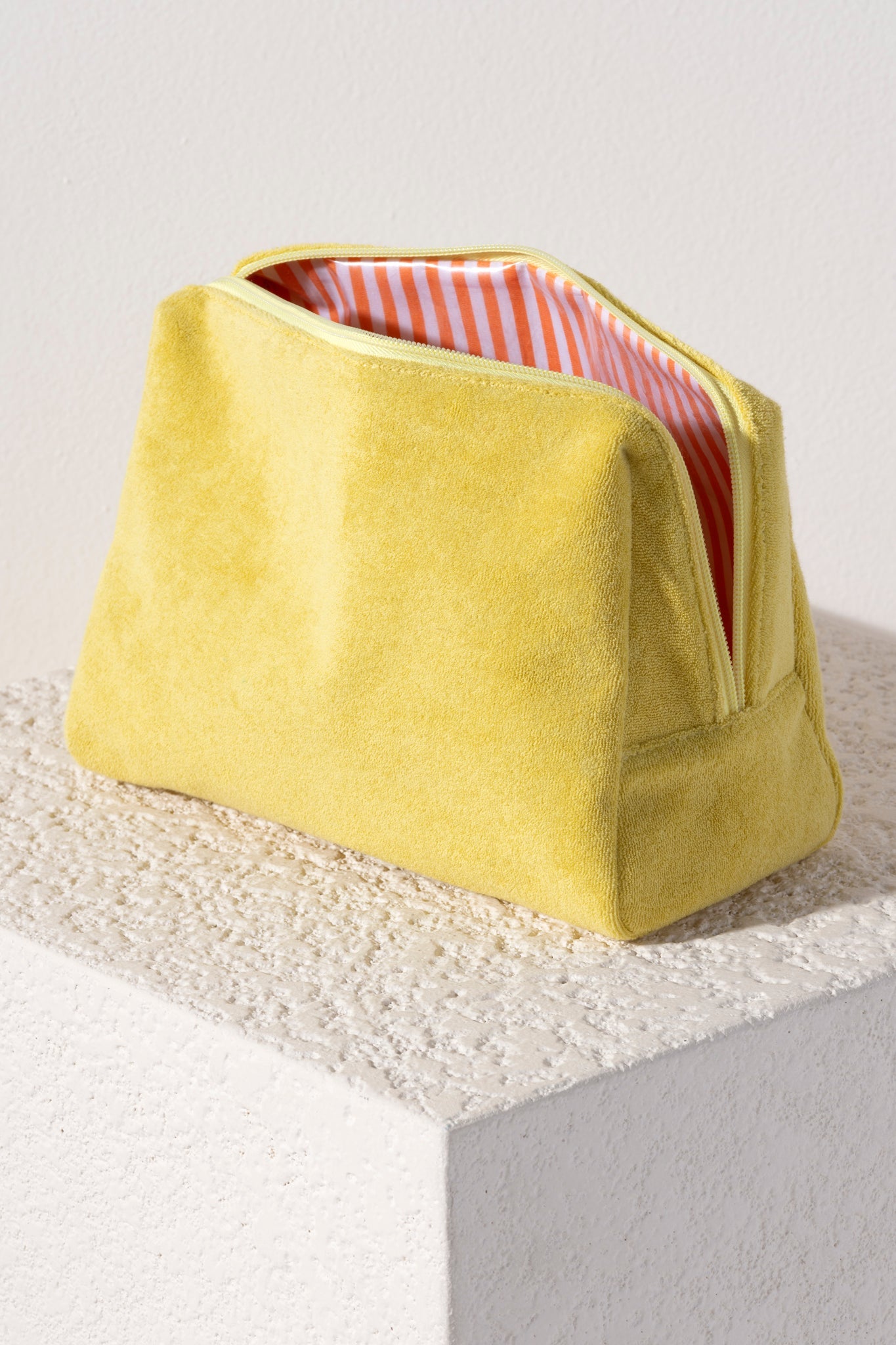 Shiraleah Sol Terry Zip Pouch, Yellow - FINAL SALE ONLY