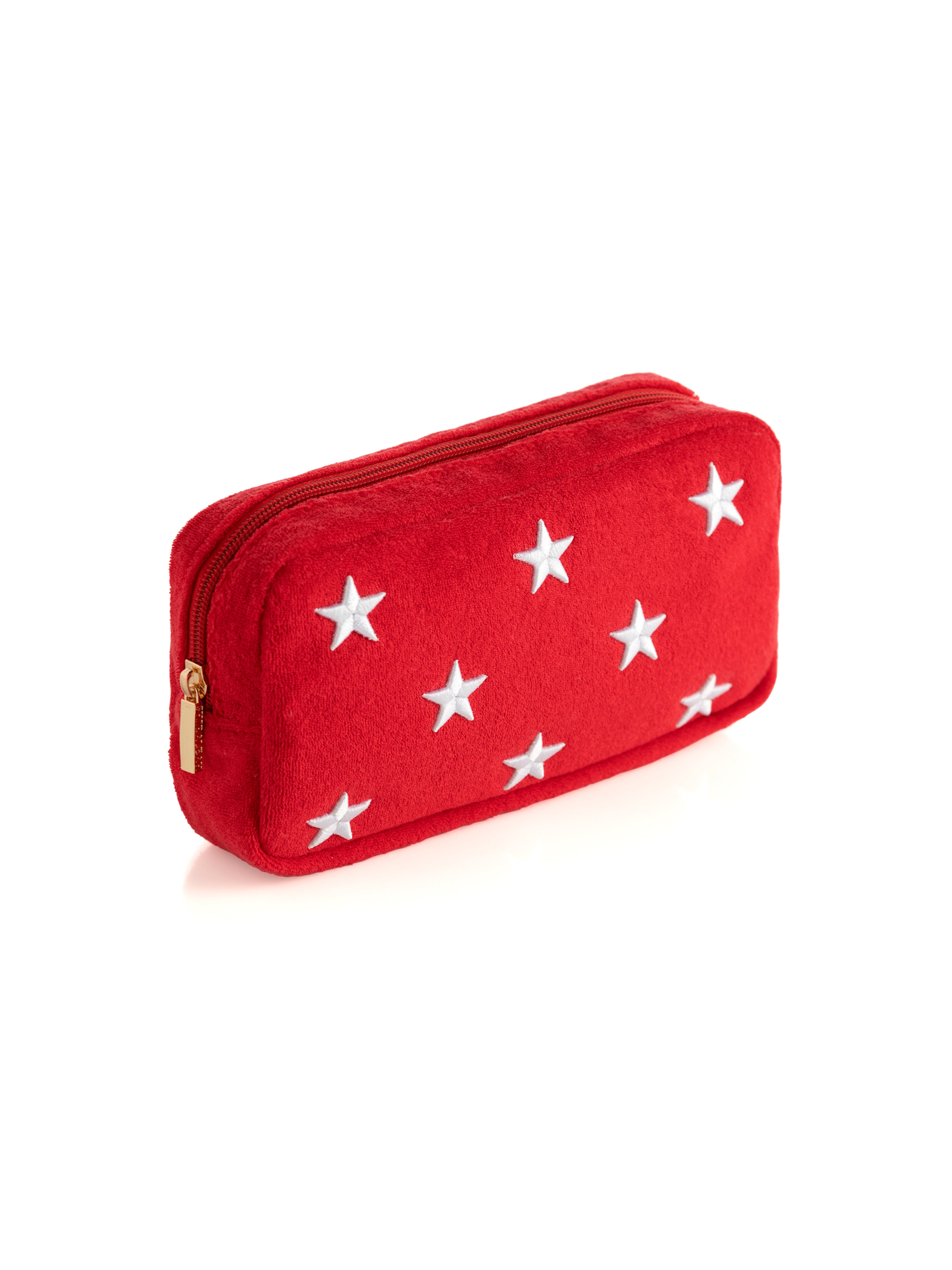 Shiraleah Sol Stars Zip Pouch, Red