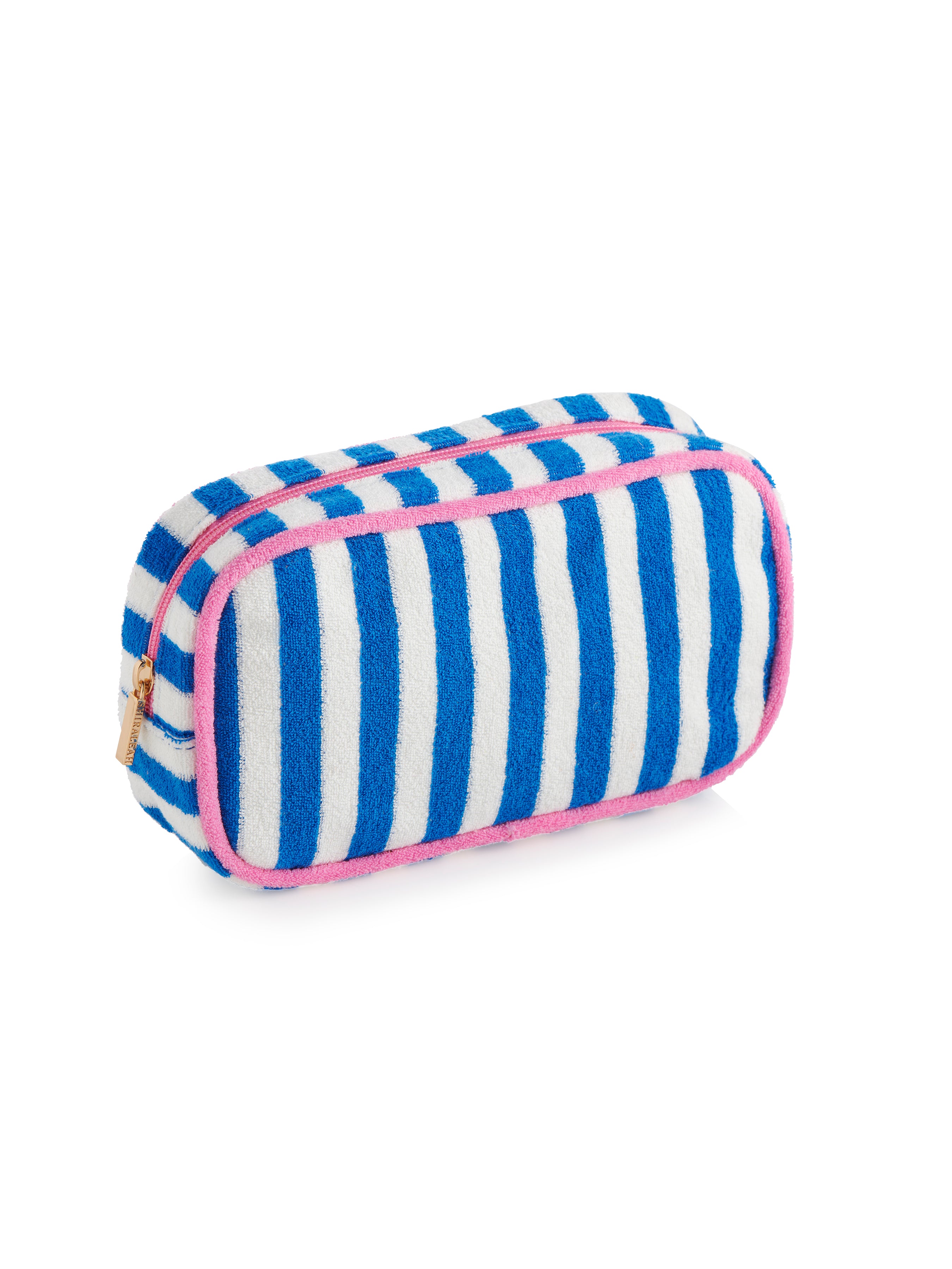 Shiraleah Cabana Stripe Small Zip Pouch BLUE