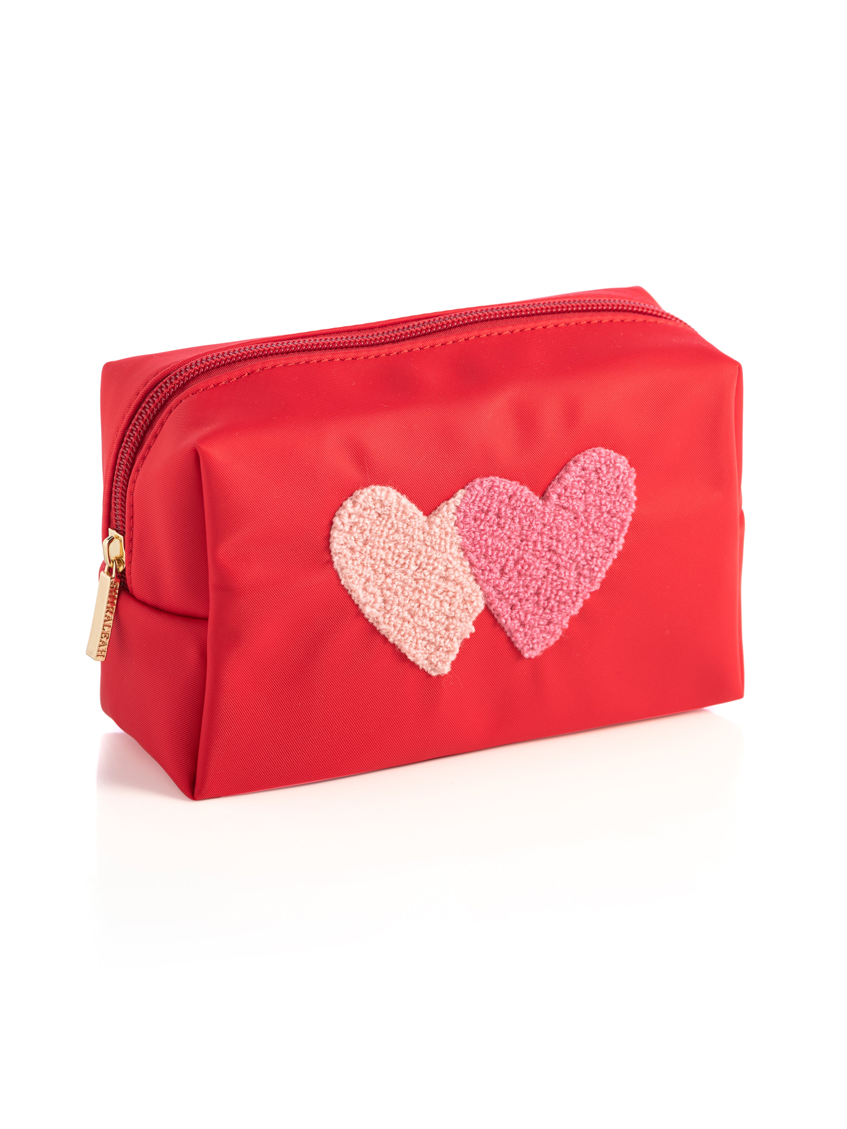 Shiraleah Cara Hearts Cosmetic Pouch, Red