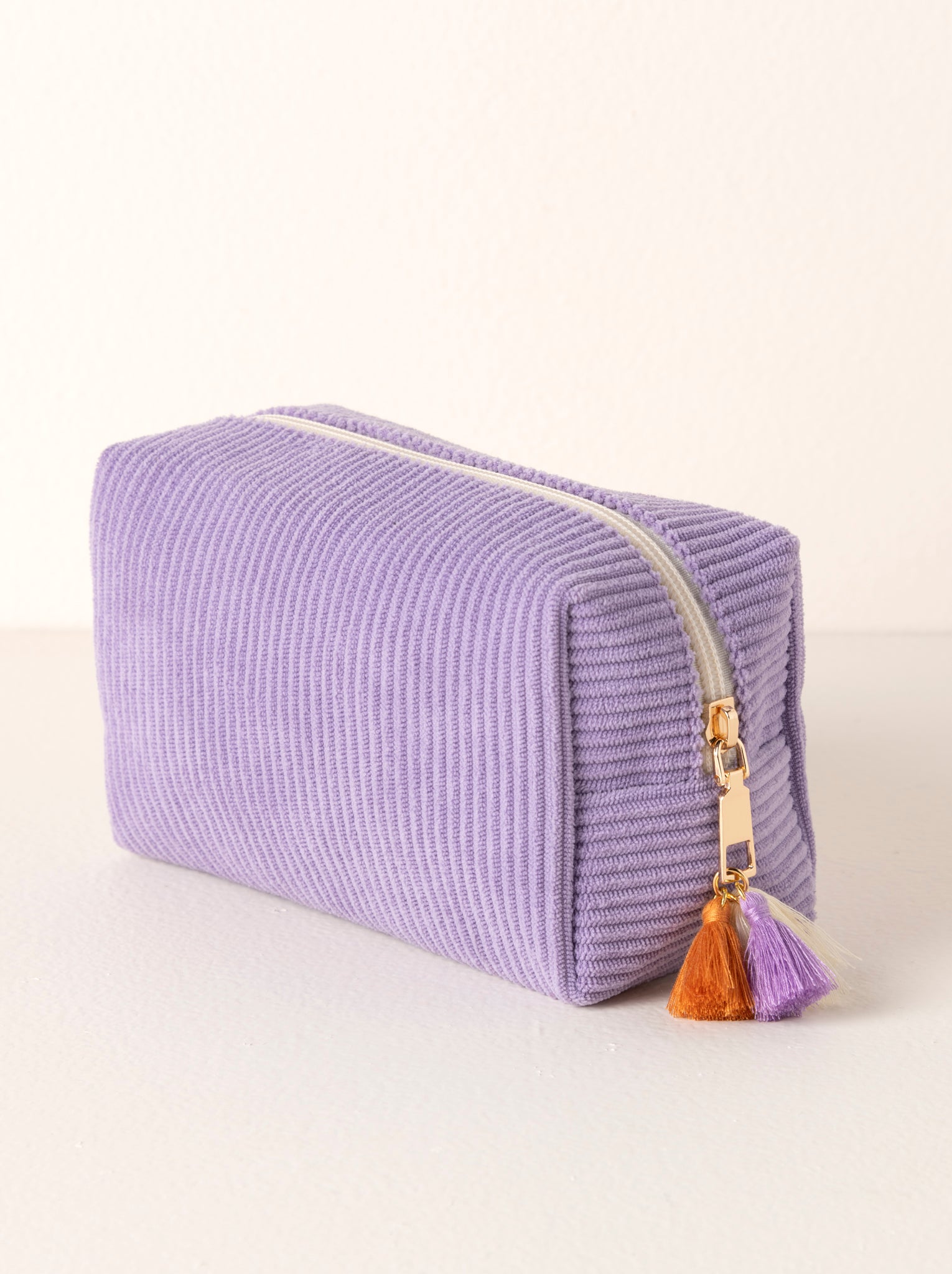 Shiraleah Roux Boxy Zip Pouch, Lilac