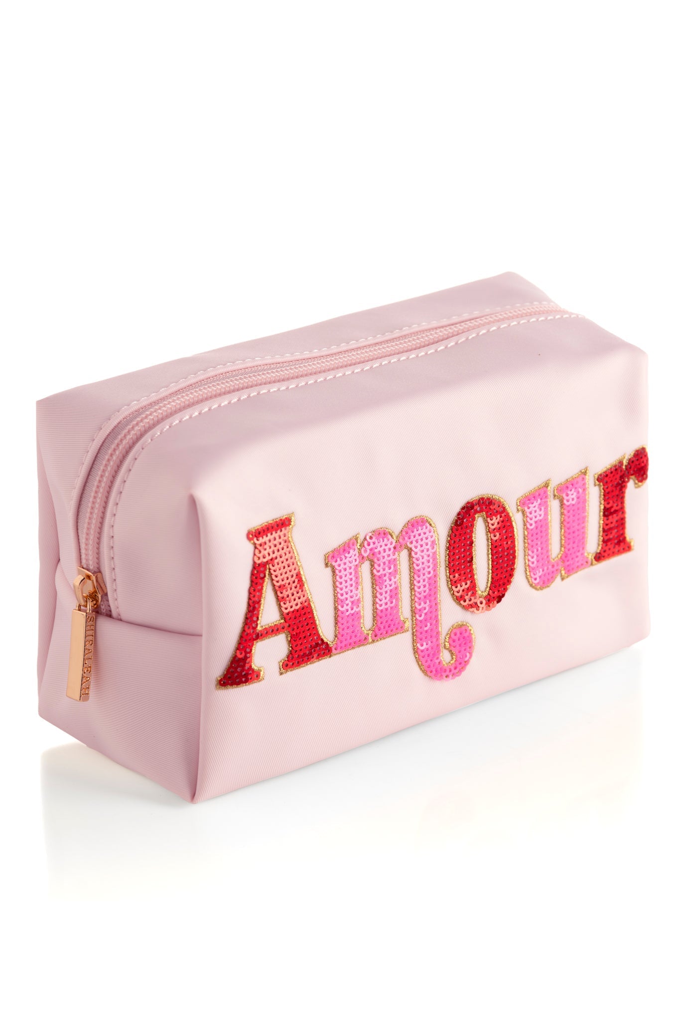 Shiraleah Cara "Amour" Zip Pouch, Blush