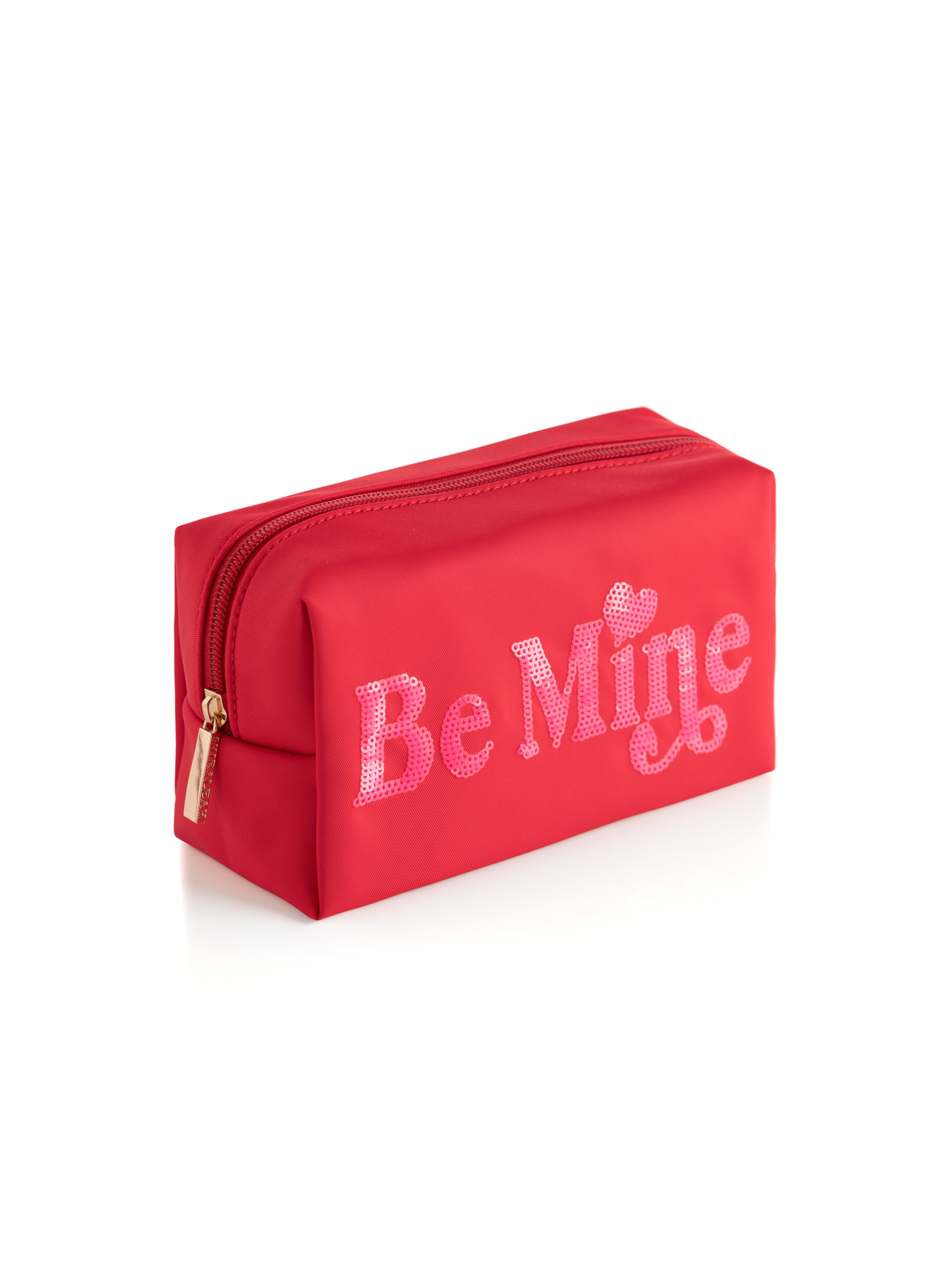 Shiraleah Cara "Be Mine" Zip Pouch, Red