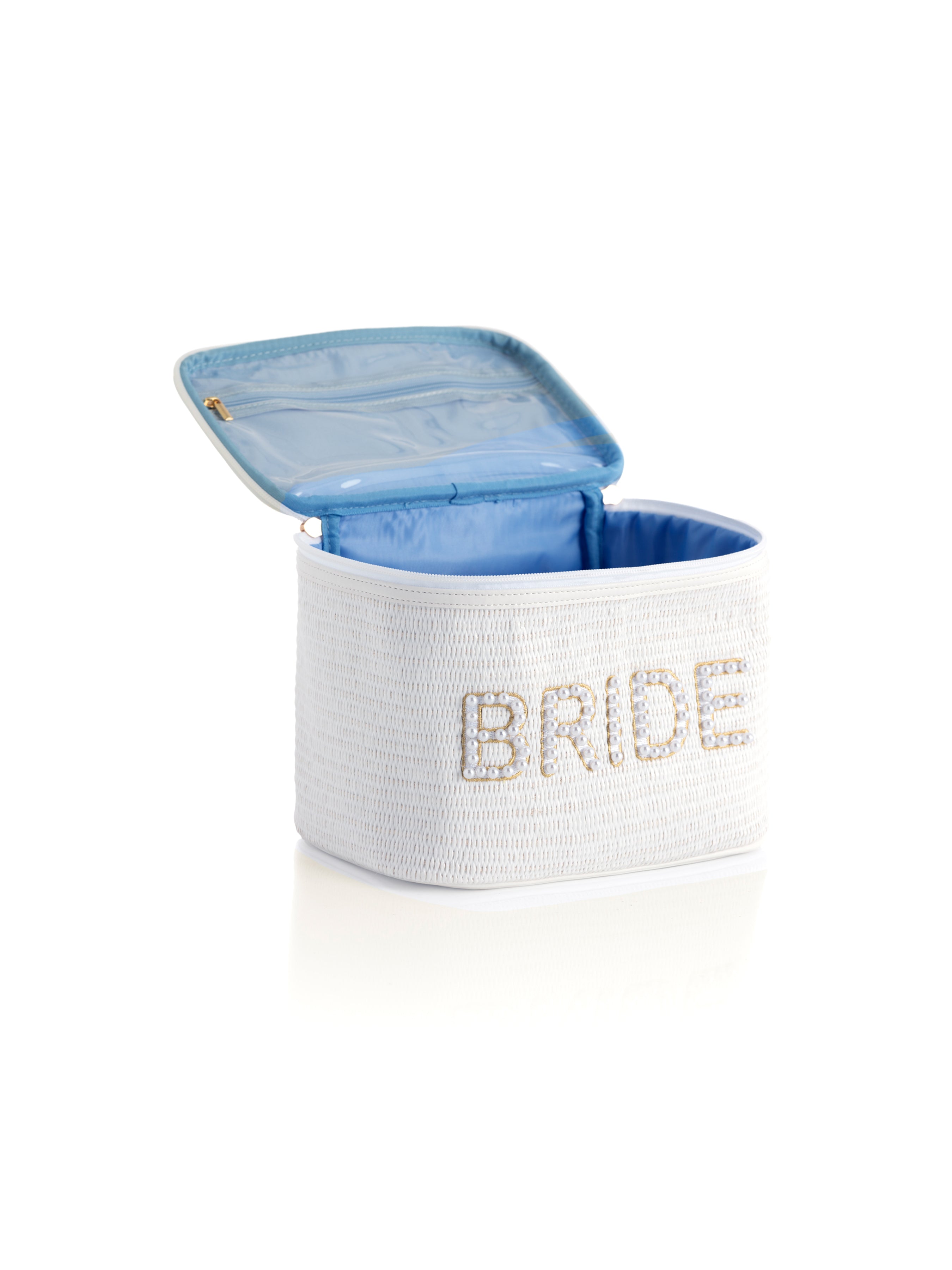 Shiraleah "Bride" Cosmetic Case, White