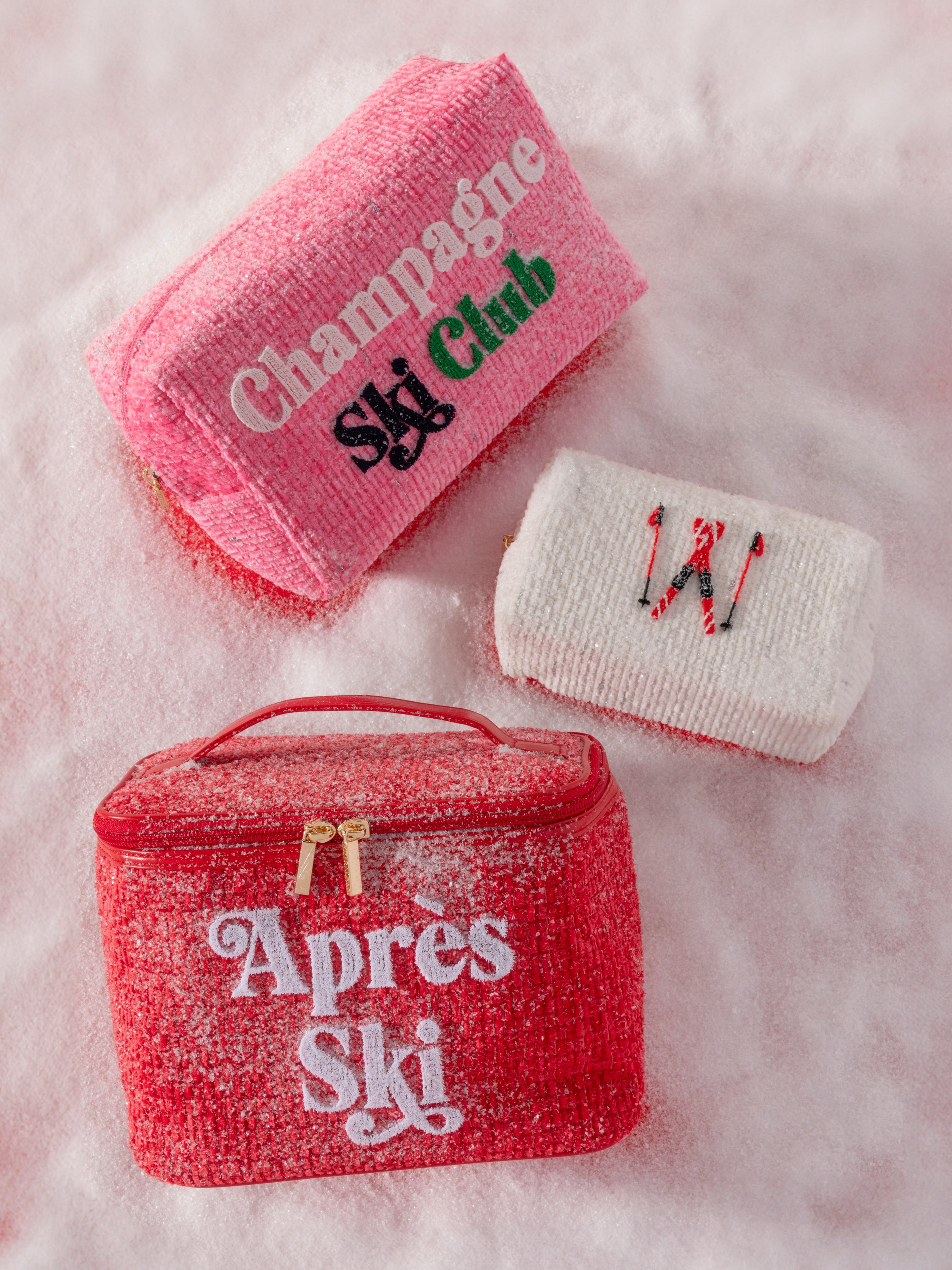 Shiraleah "Apres Ski" Cosmetic Case, Red