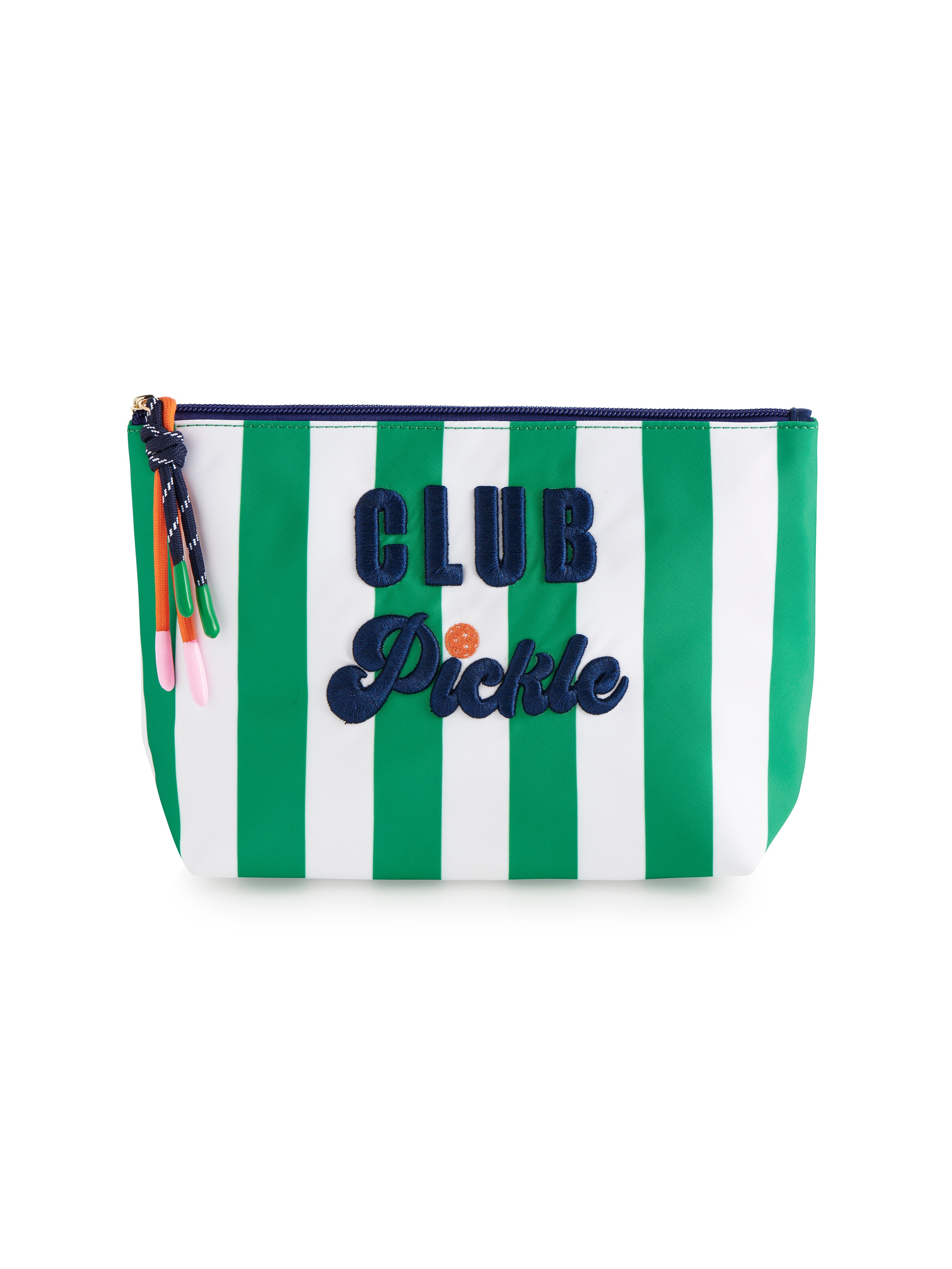 Shiraleah "Club Pickle" Large Zip Pouch, Multi