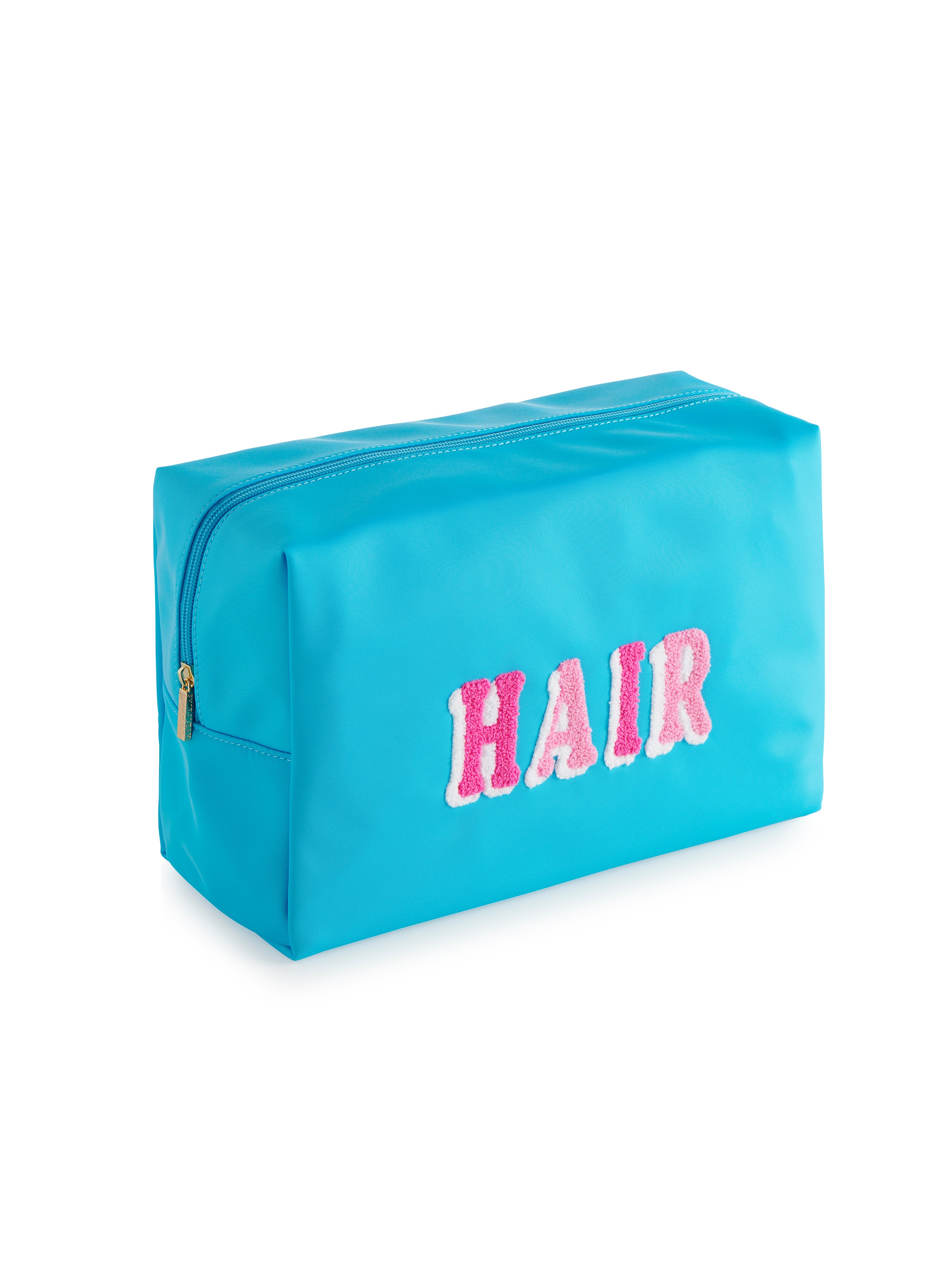 Shiraleah "Hair" Oversized Zip Pouch, Azure