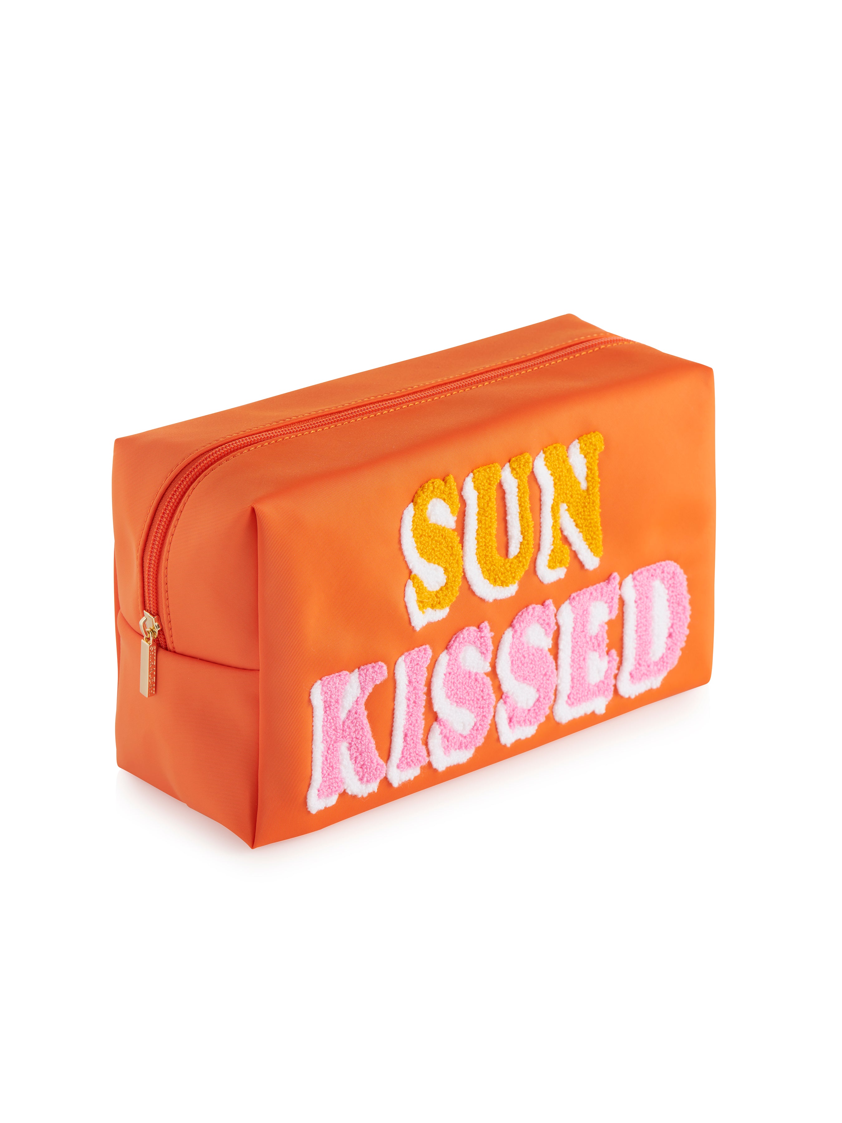 Shiraleah "Sun Kissed" Large Zip Pouch, Orange