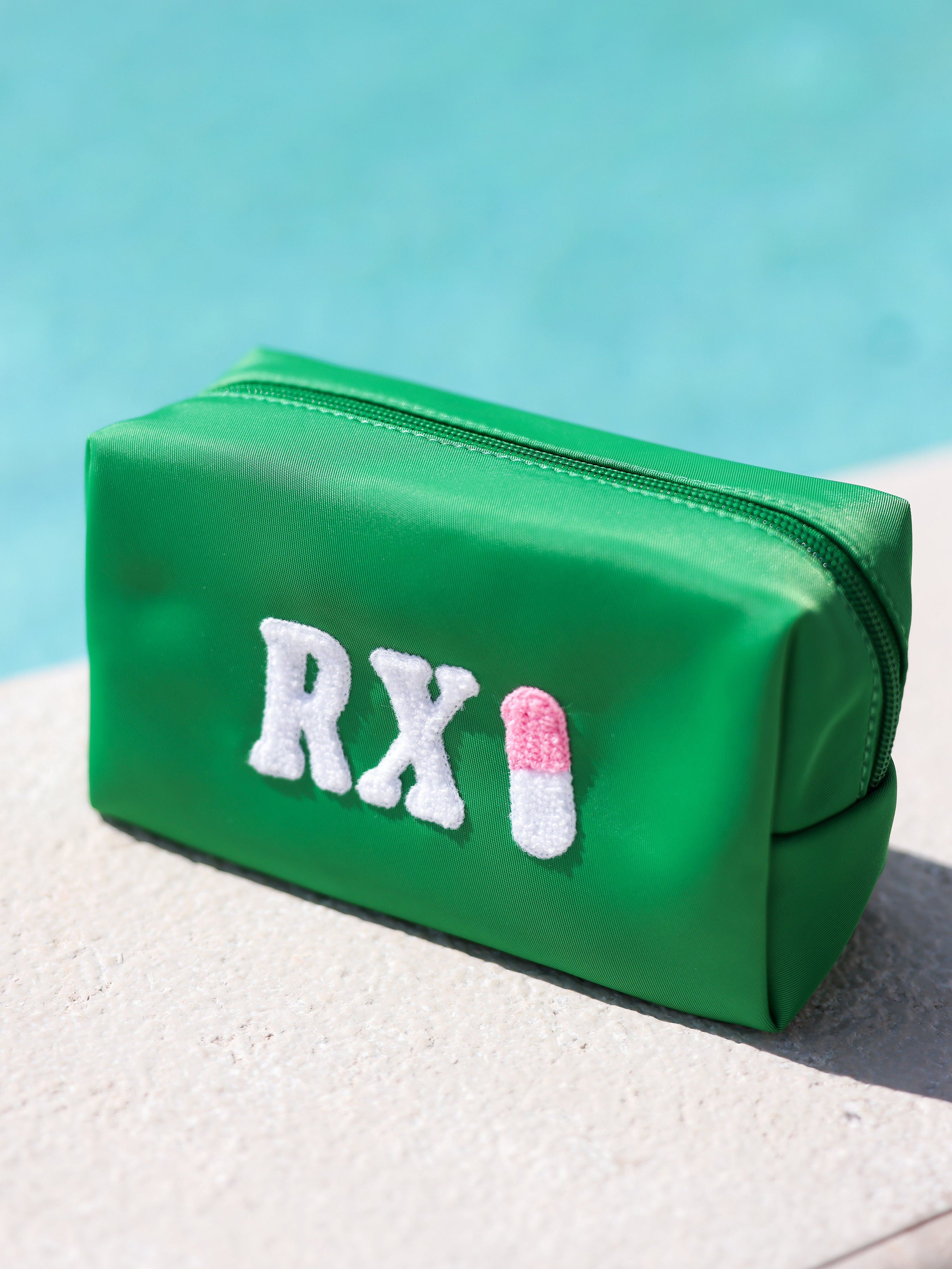 Shiraleah "Rx" Small Zip Pouch, Green