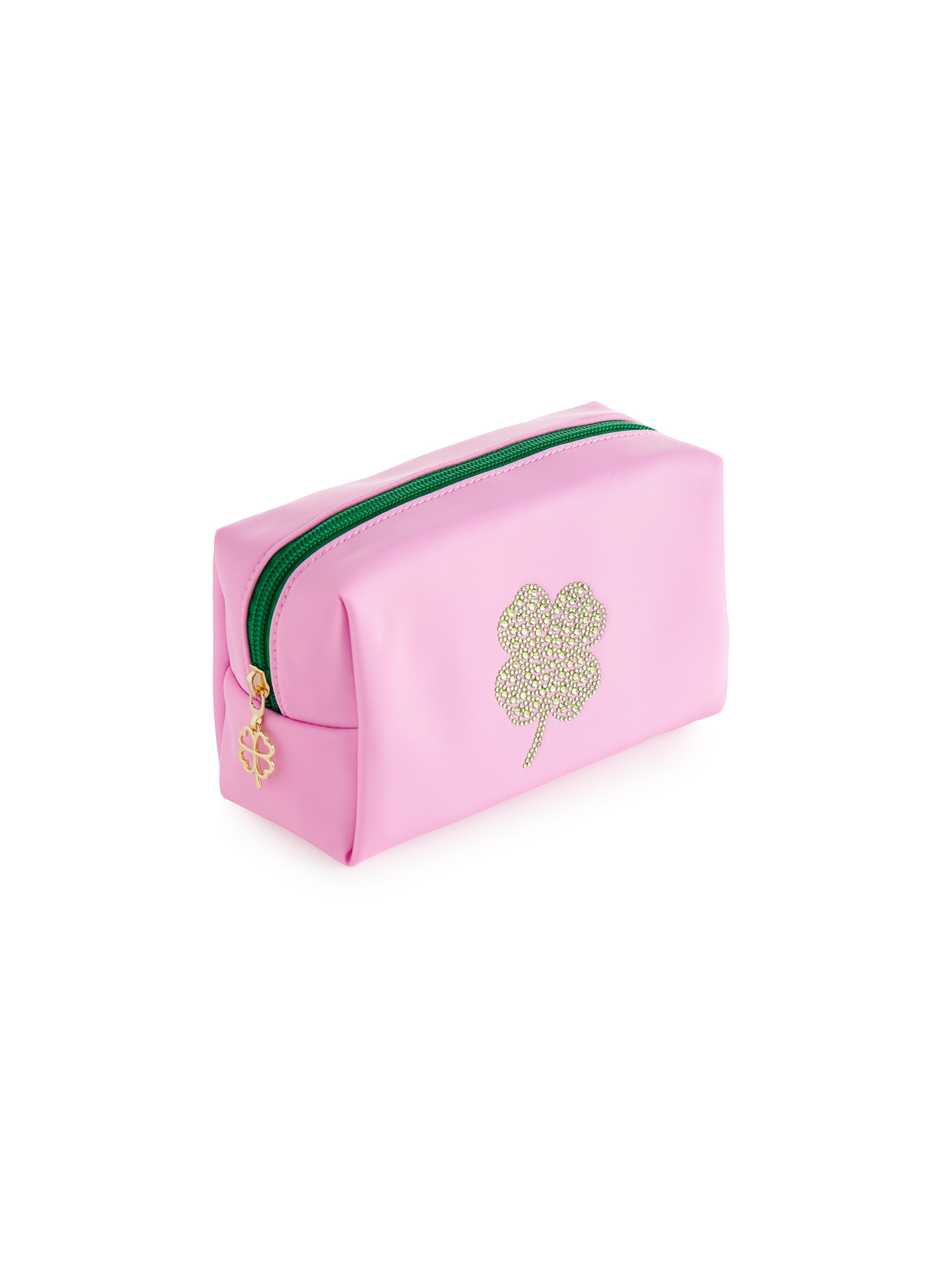 Shiraleah Shamrock Small Zip Pouch, Pink