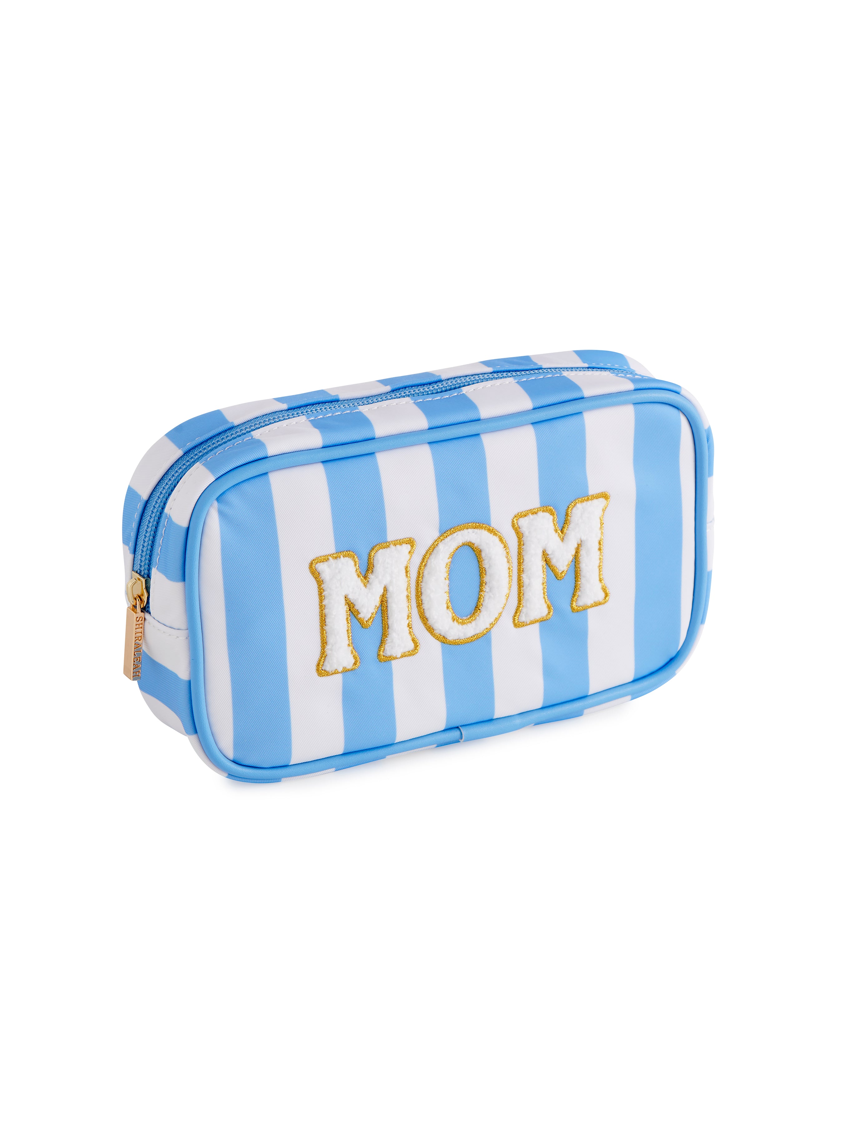 Shiraleah "Mom" Zip Pouch BLUE