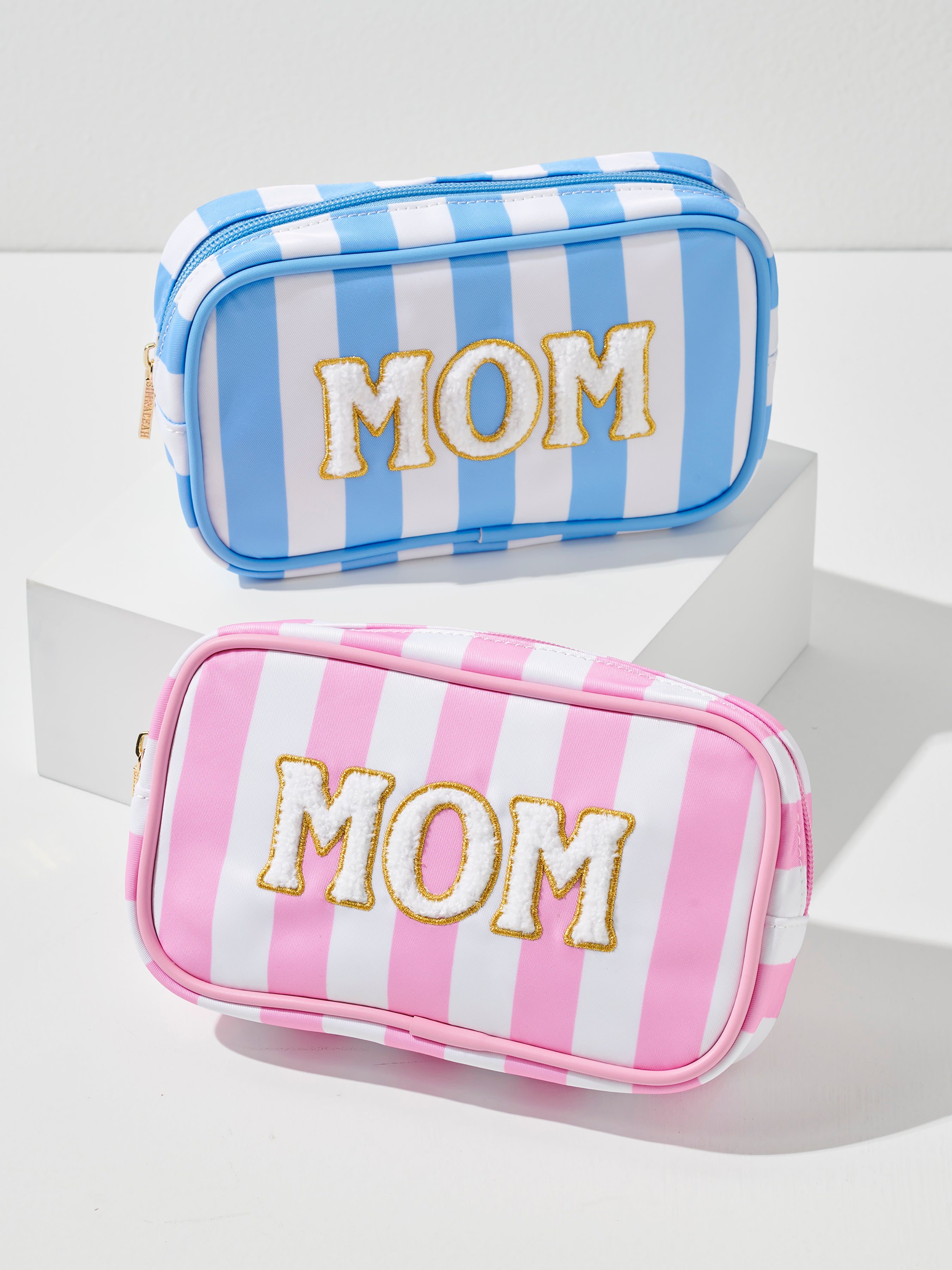 Shiraleah "Mom" Zip Pouch BLUE