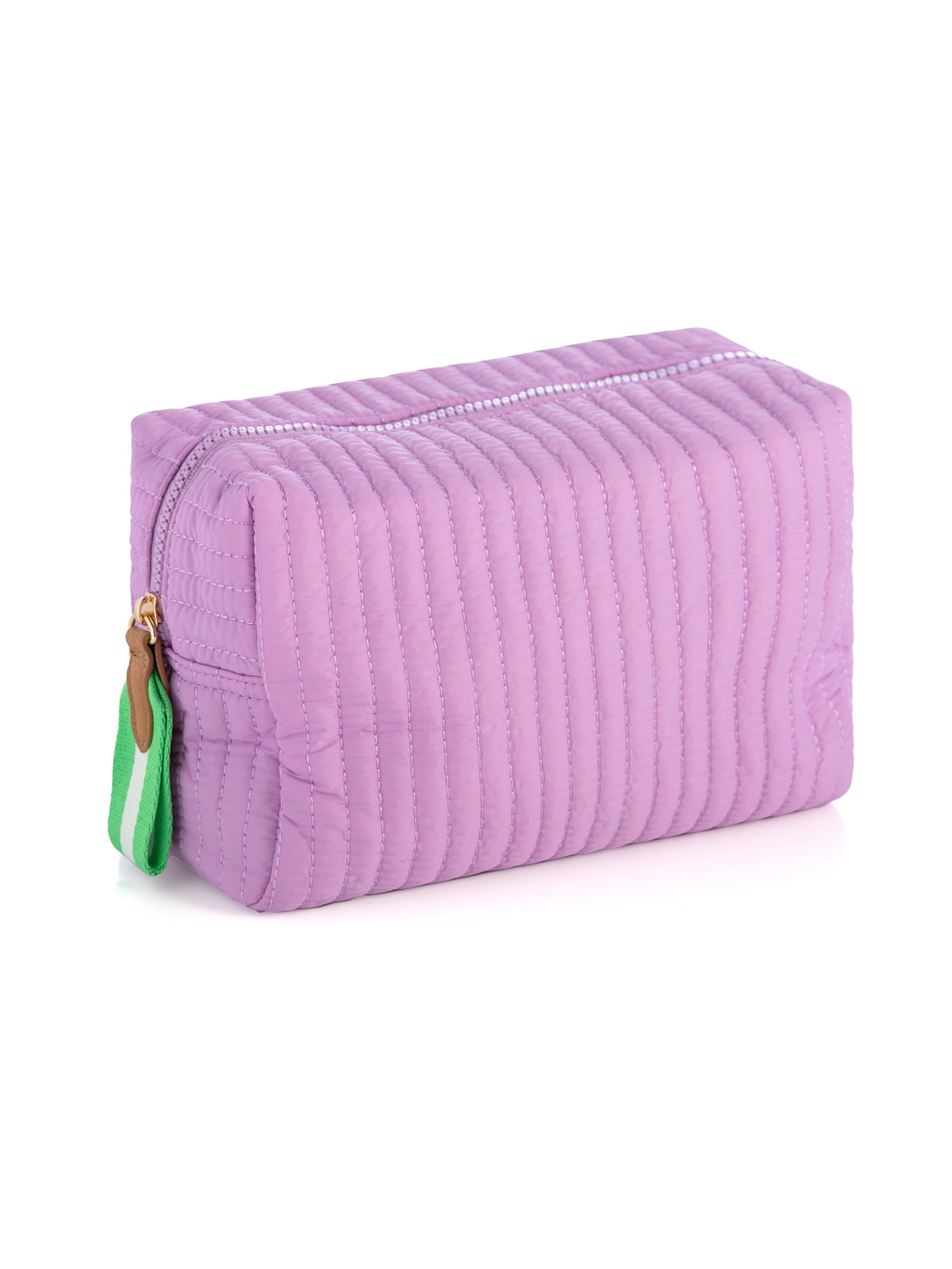 Shiraleah Ezra Large Boxy Cosmetic Pouch LILAC