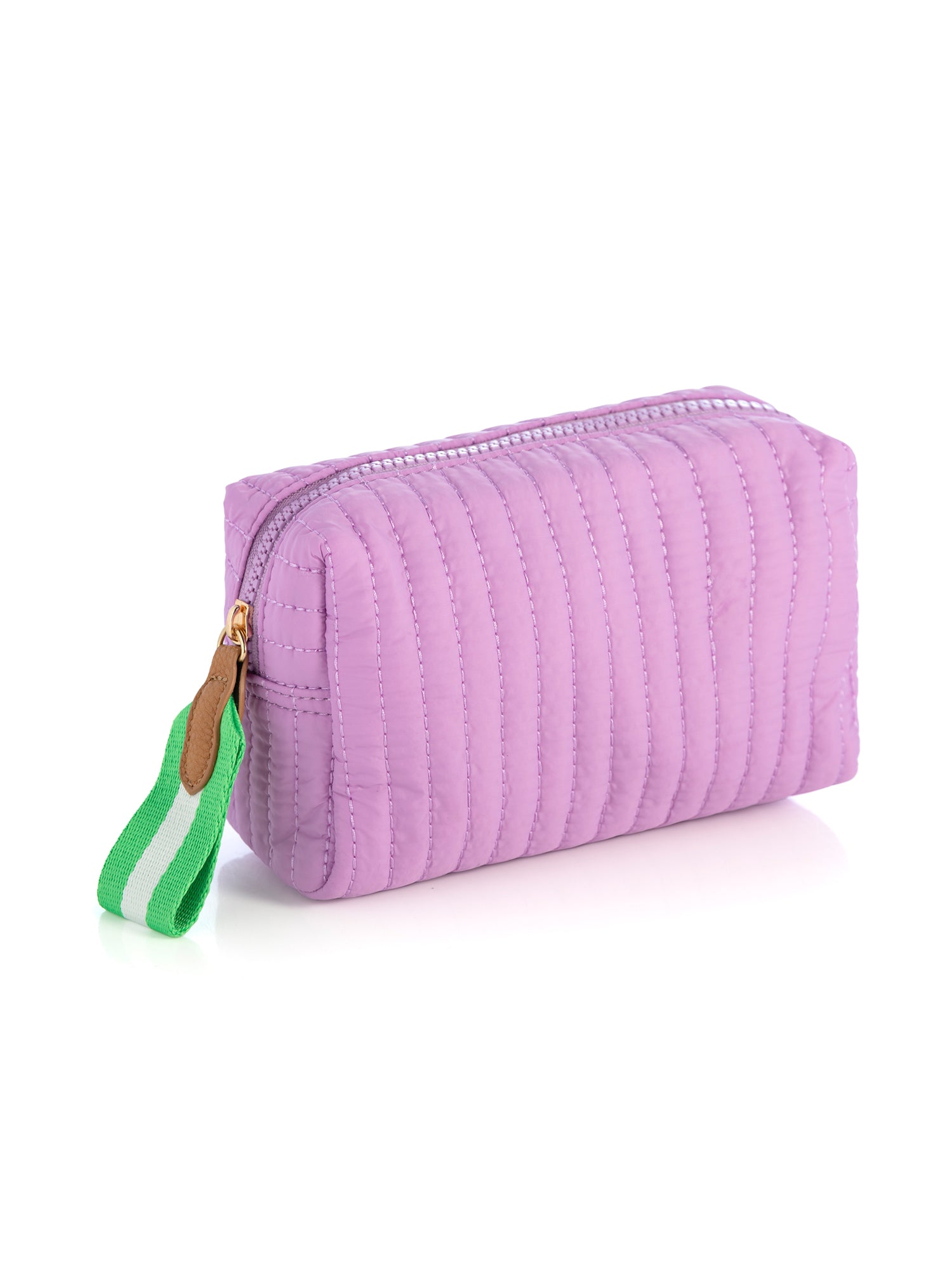 Shiraleah Ezra Small Boxy Cosmetic Pouch LILAC