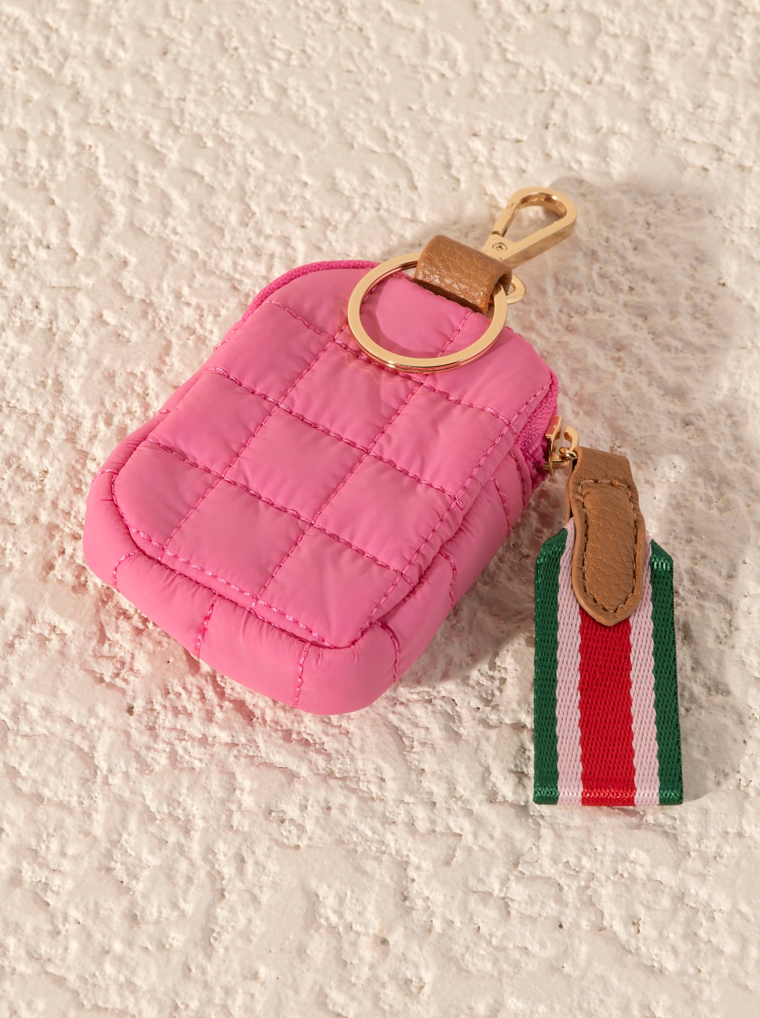 Shiraleah Ezra Clip-On Pouch PINK