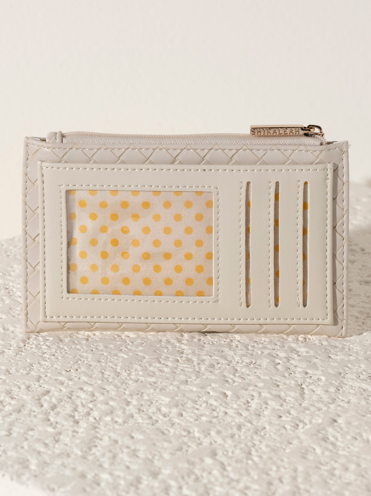 Shiraleah Frankie Card Case, Ivory