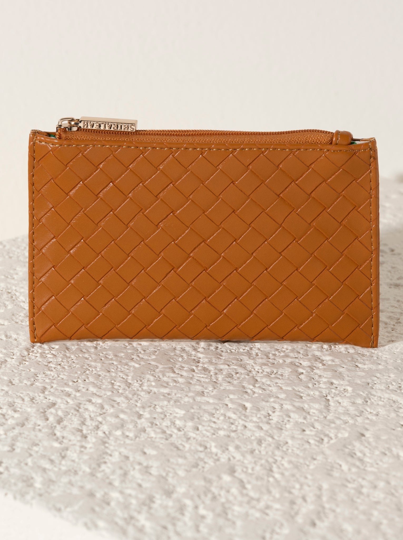 Shiraleah Frankie Card Case, Saddle