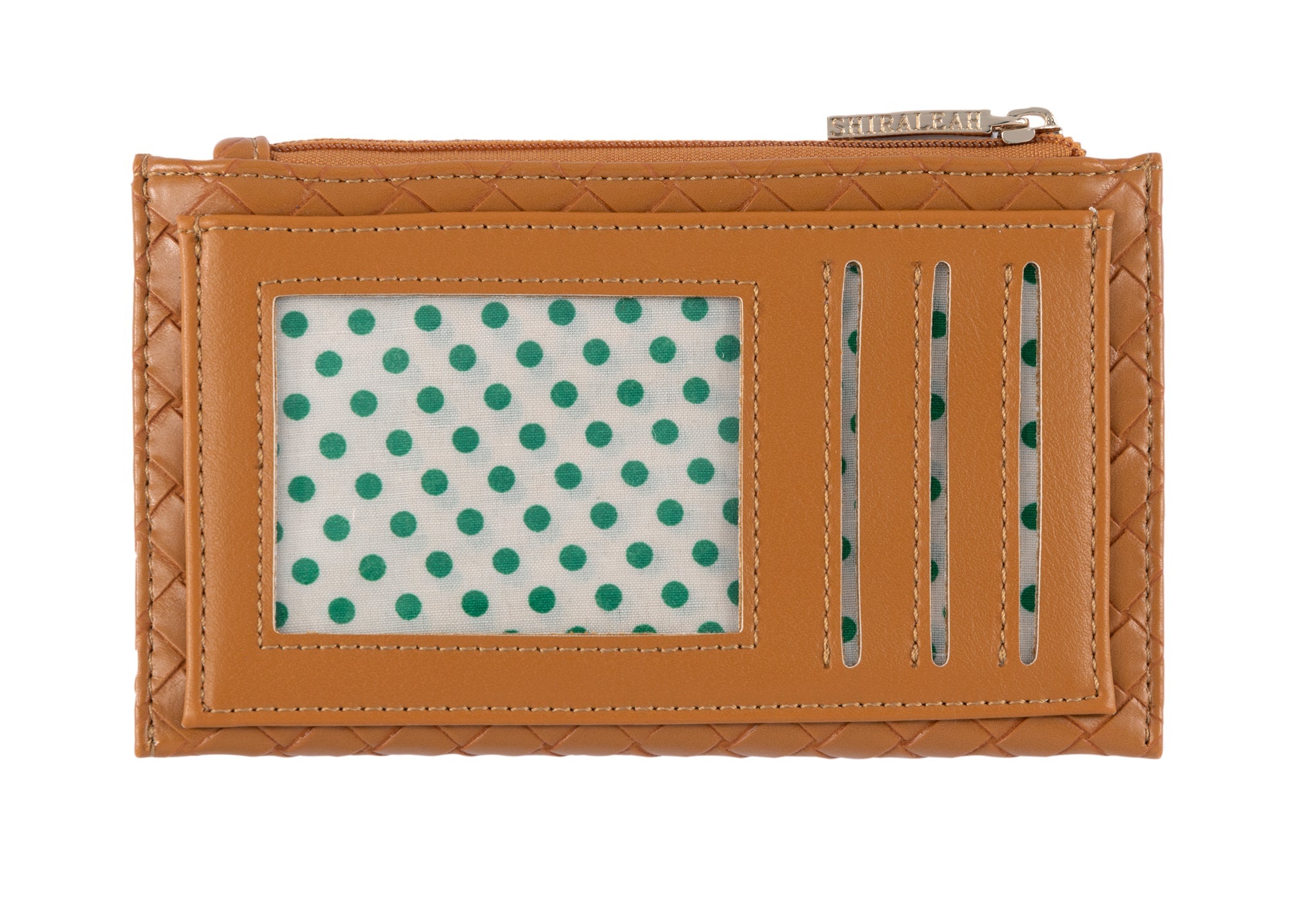 Shiraleah Frankie Card Case, Saddle