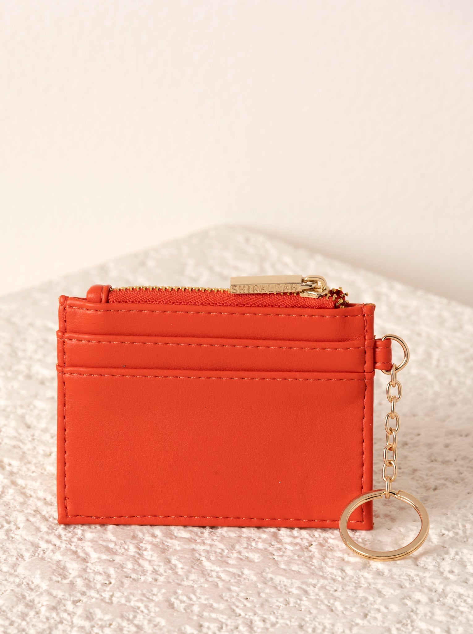 Shiraleah Charlie Card Case, Orange