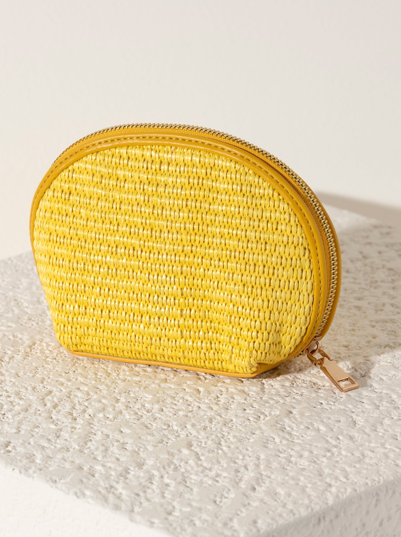 Shiraleah Amalfi Cosmetic Pouch, Yellow