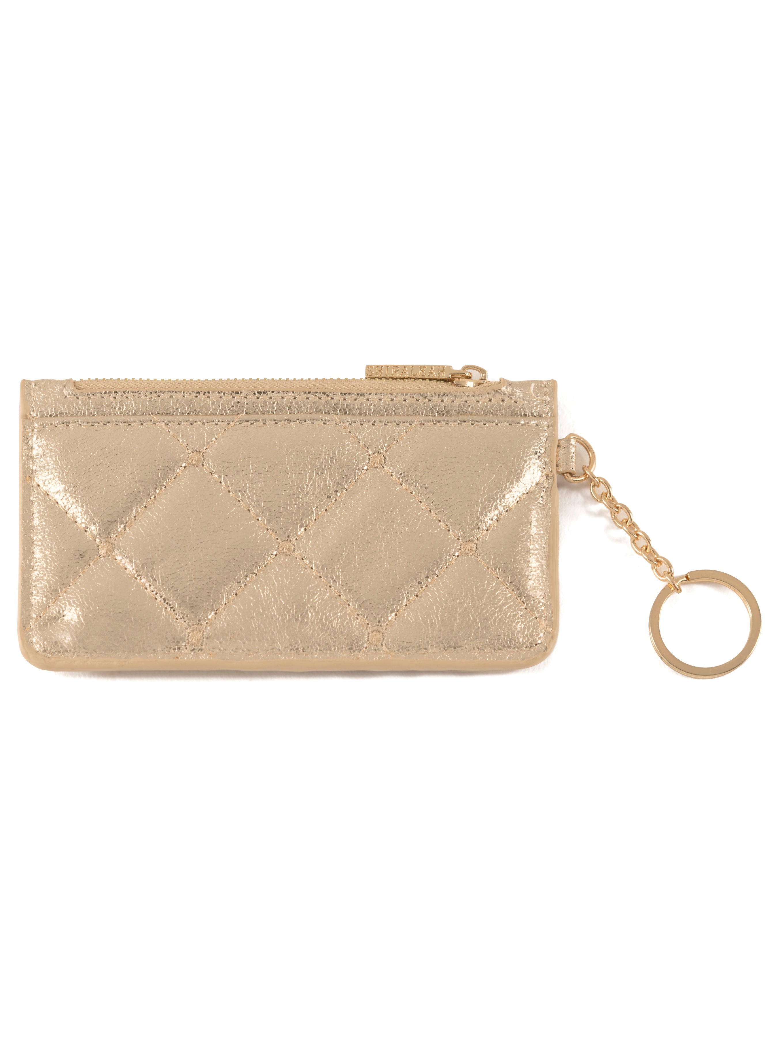 Shiraleah Mademoiselle Card Case, Gold