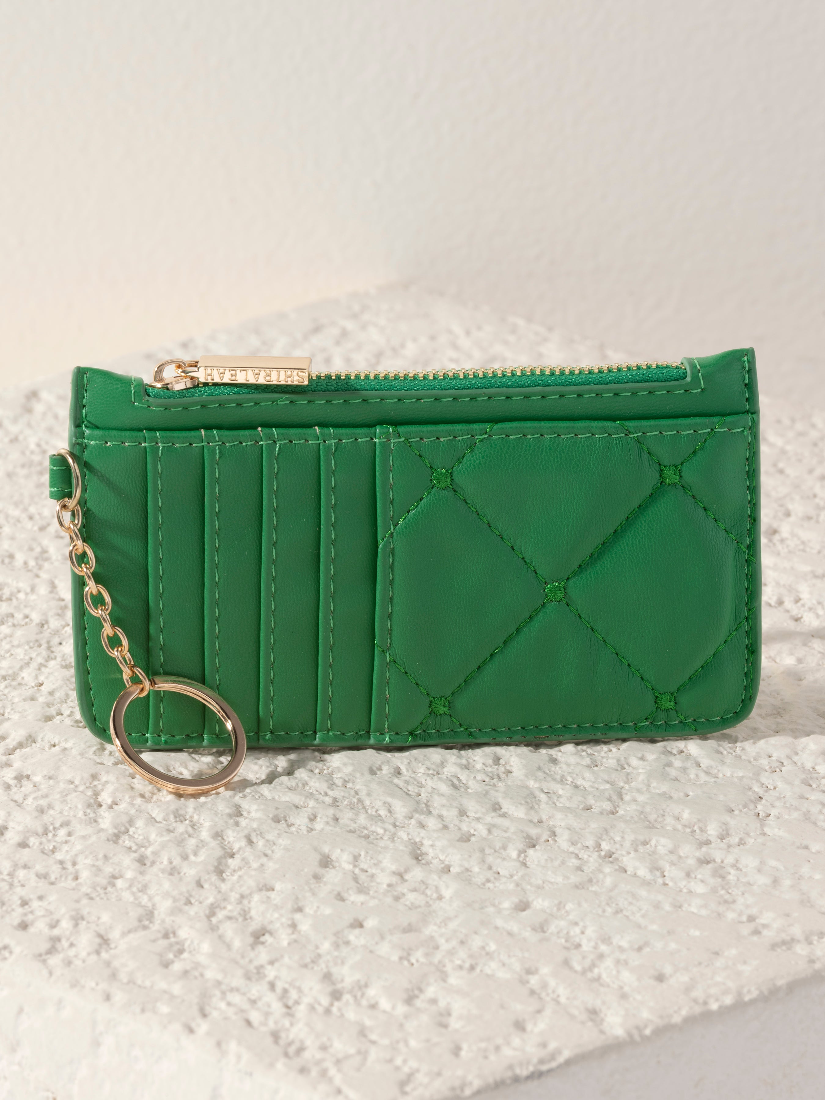 Shiraleah Mademoiselle Card Case, Green