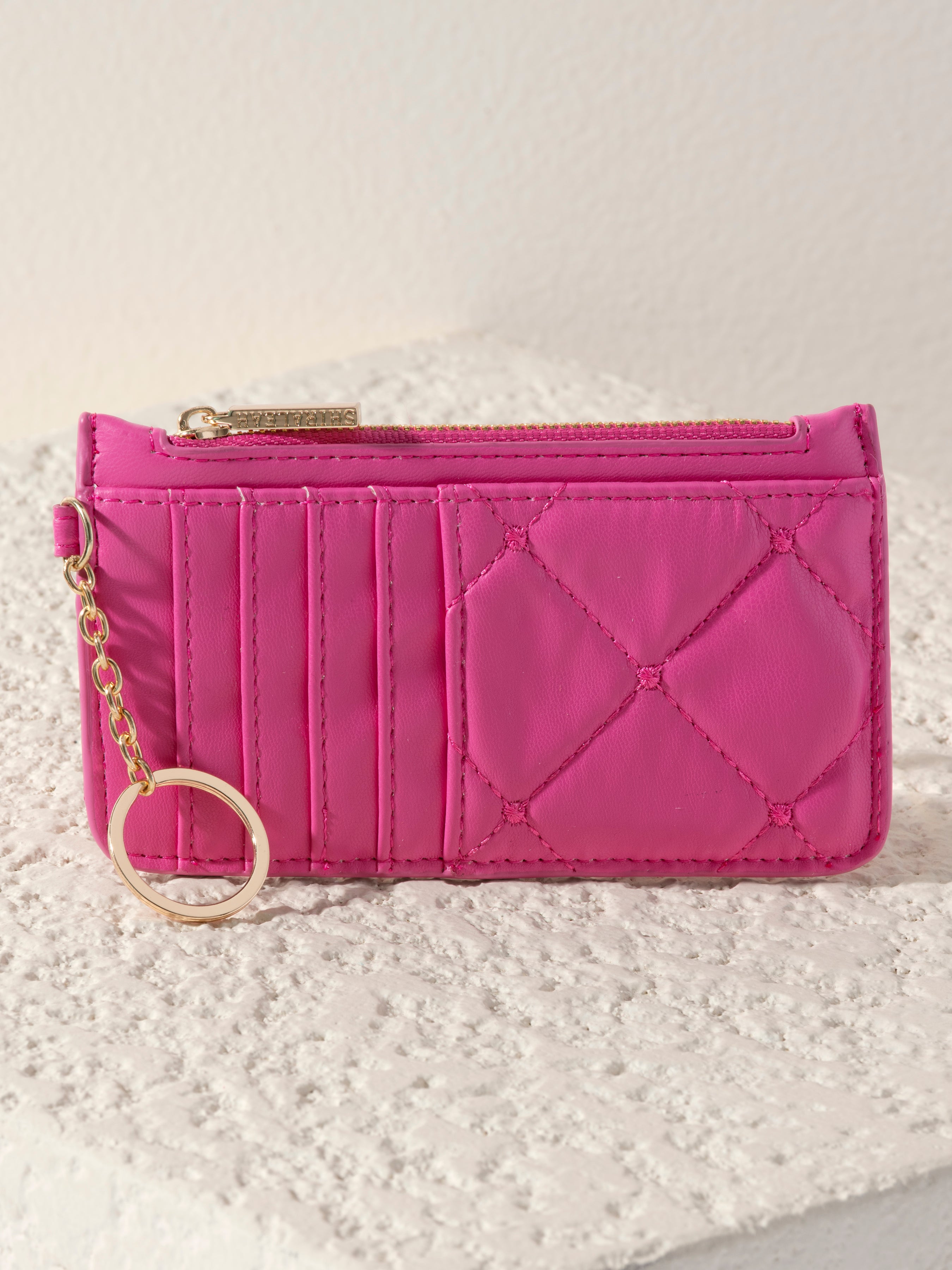 Shiraleah Mademoiselle Card Case, Pink