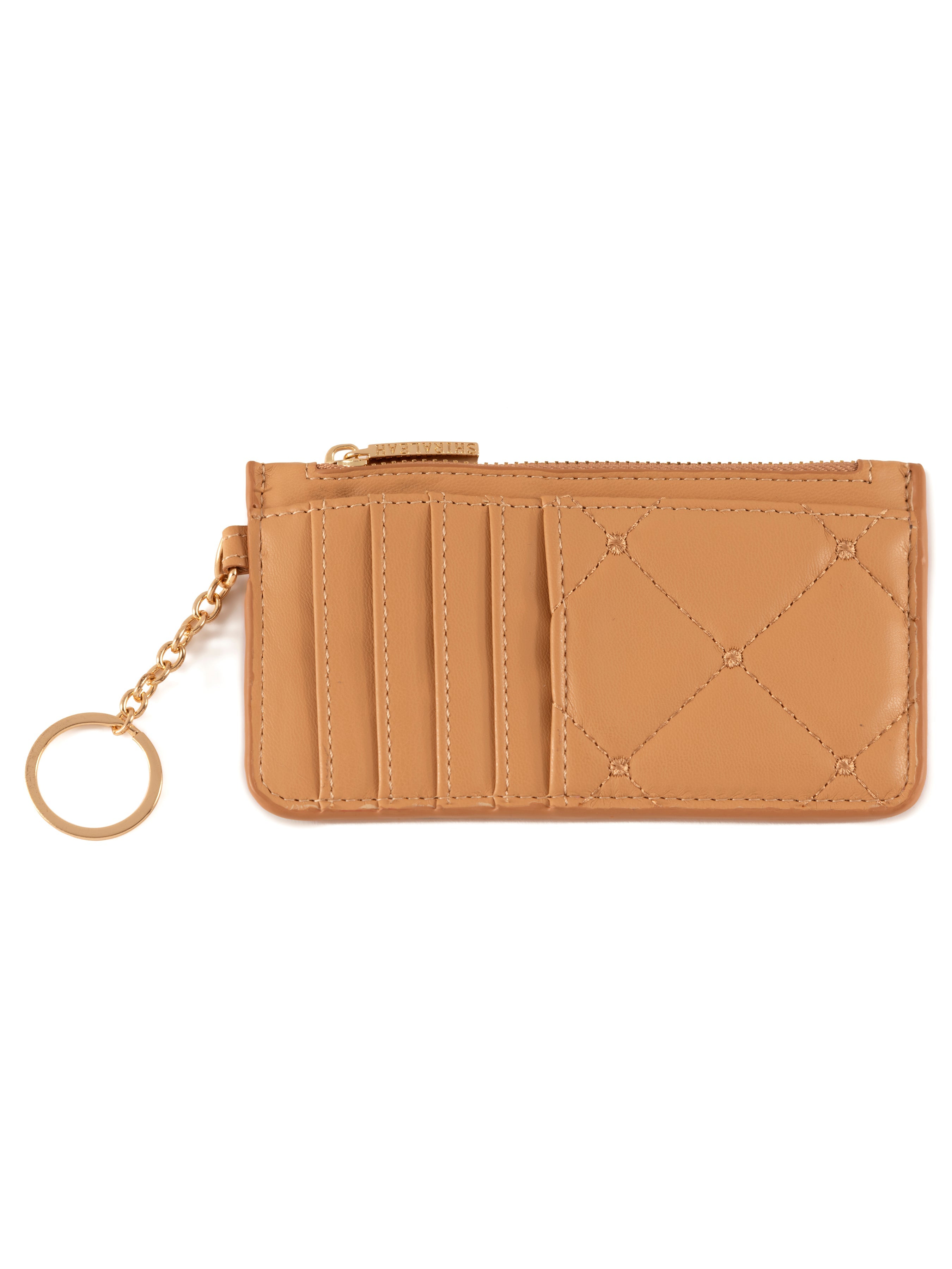 Shiraleah Mademoiselle Card Case, Tan