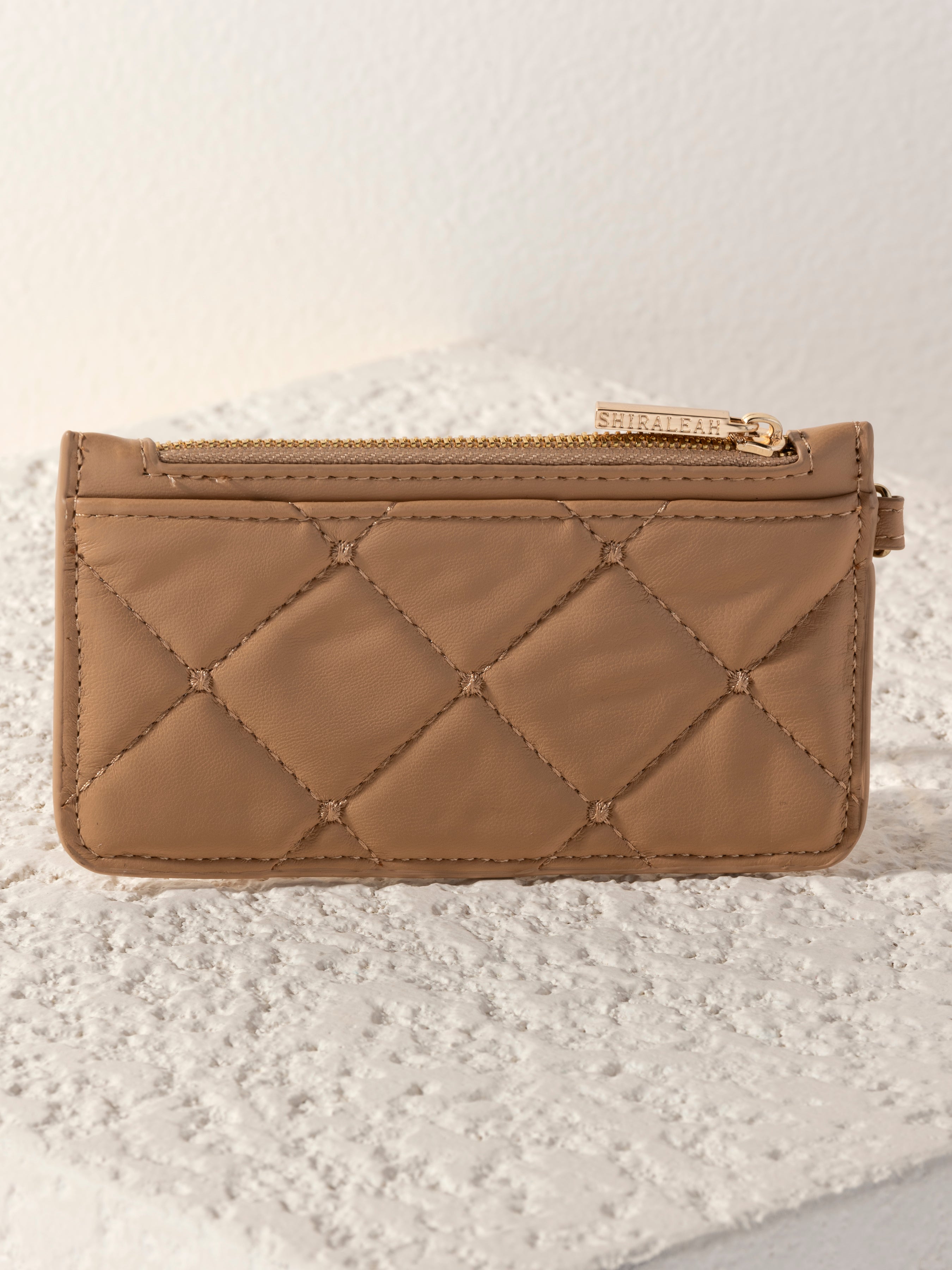 Shiraleah Mademoiselle Card Case, Tan