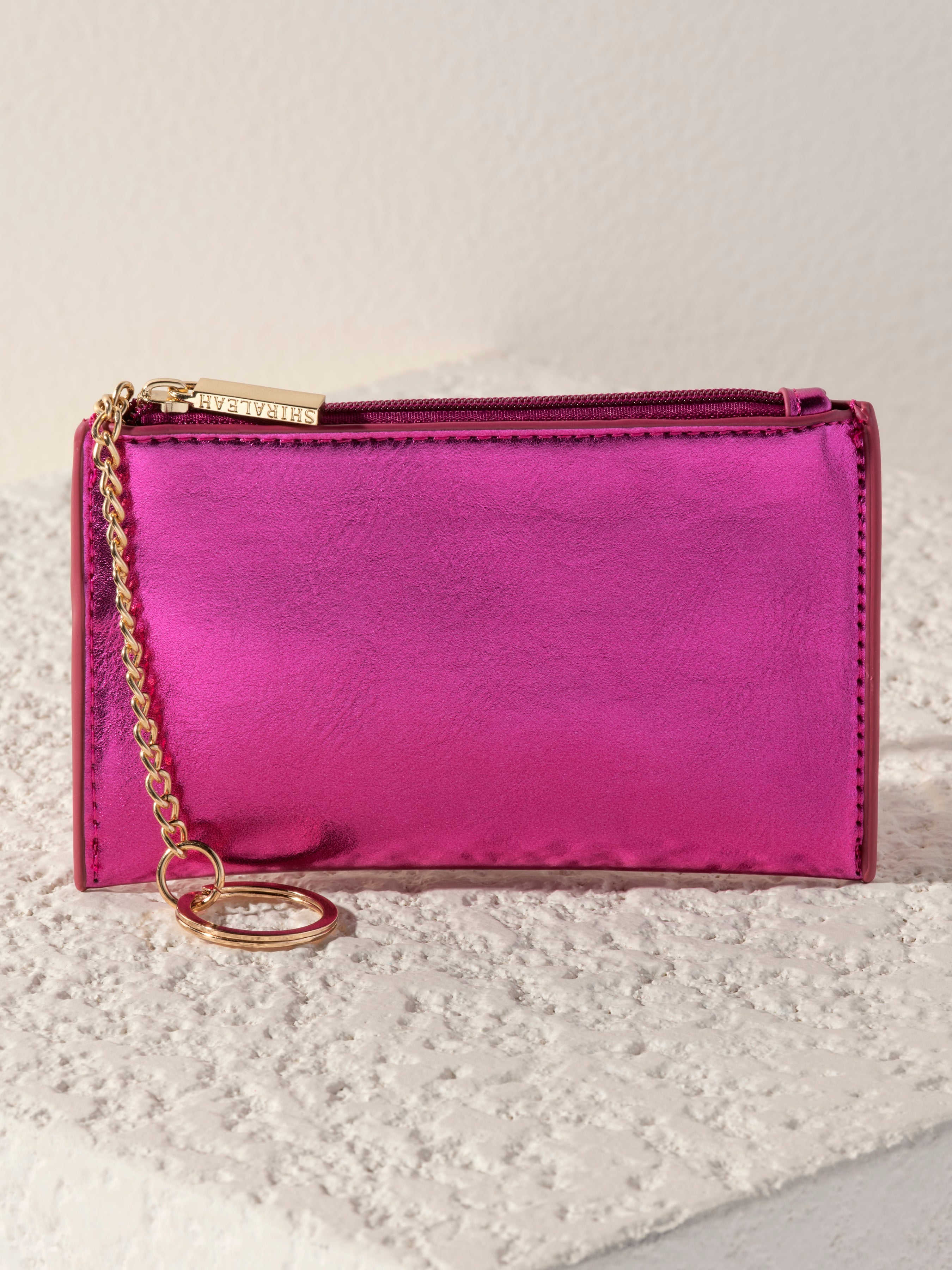 Shiraleah Maddie Card Case, Magenta