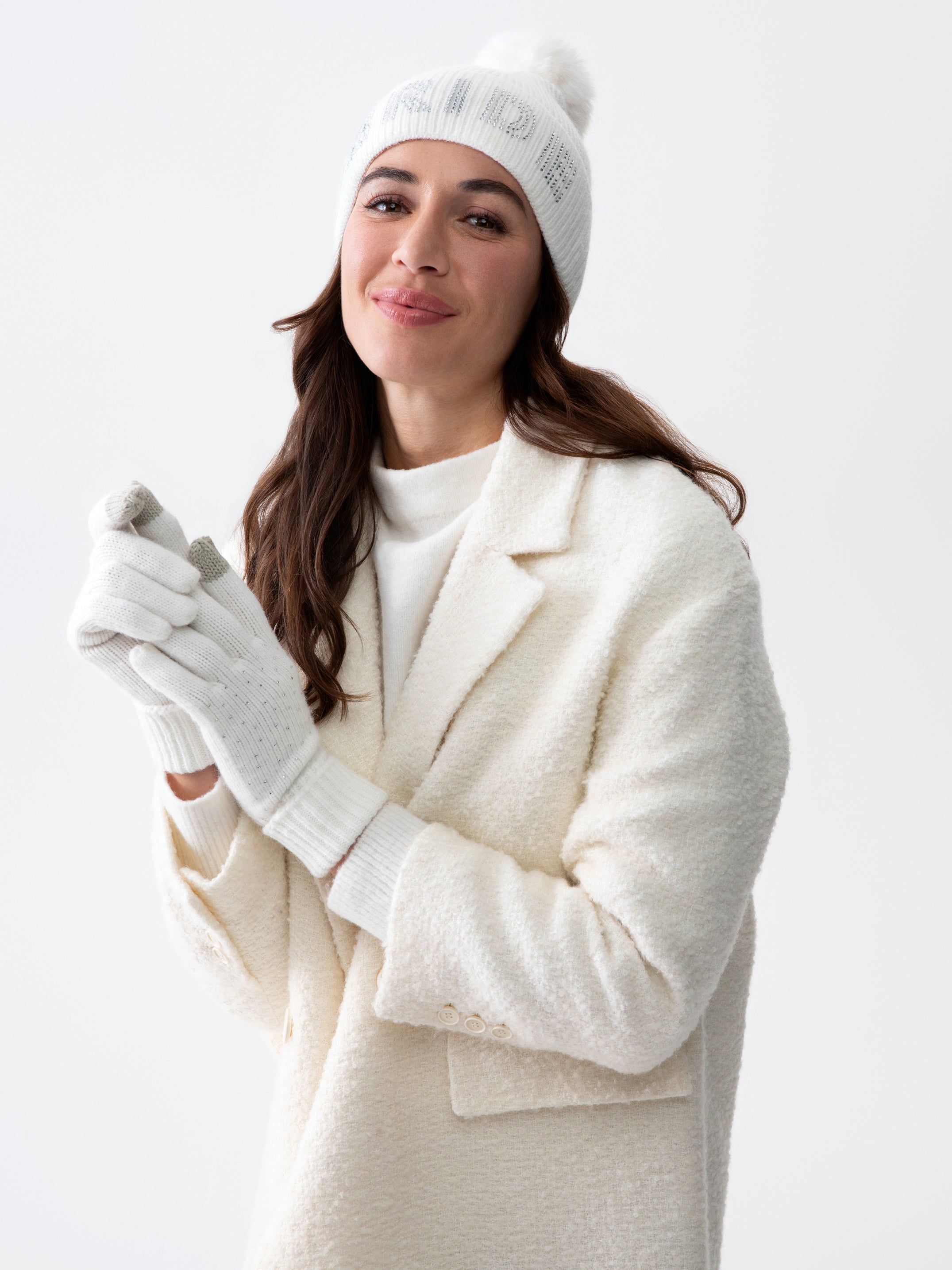 Shiraleah "Bride" Beanie, Ivory