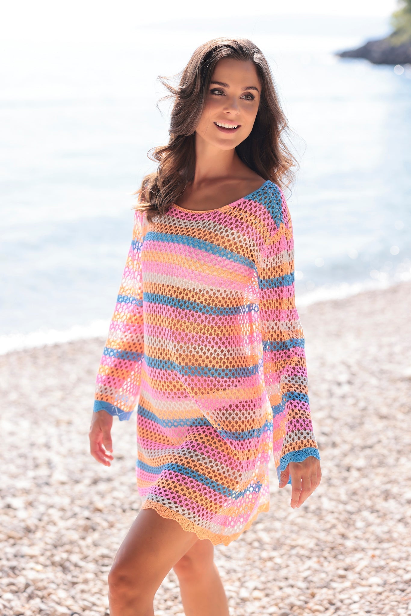 Shiraleah Miami Striped Cover-Up, Multi