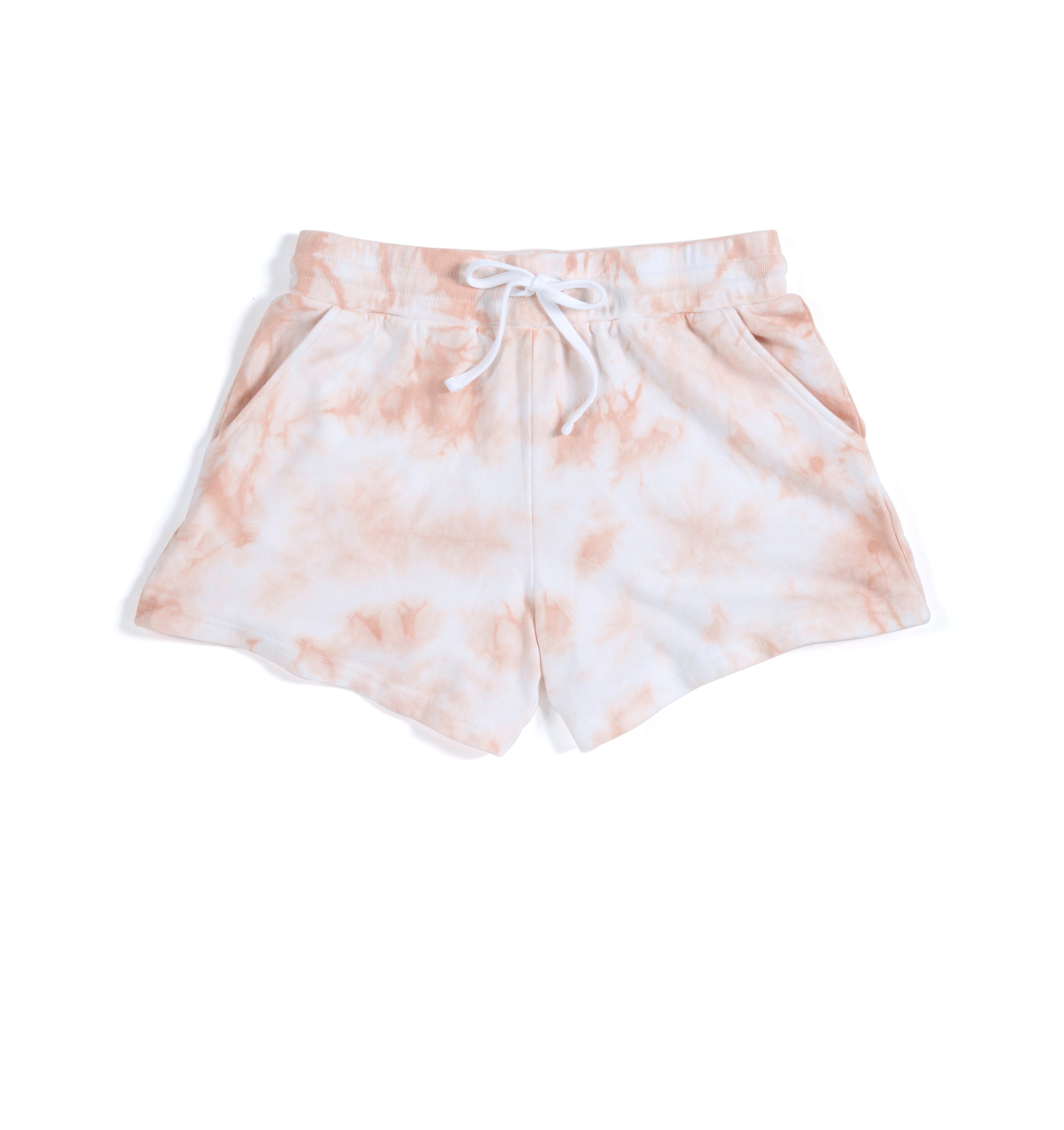 Cali Tie Dye Shorts, Blush