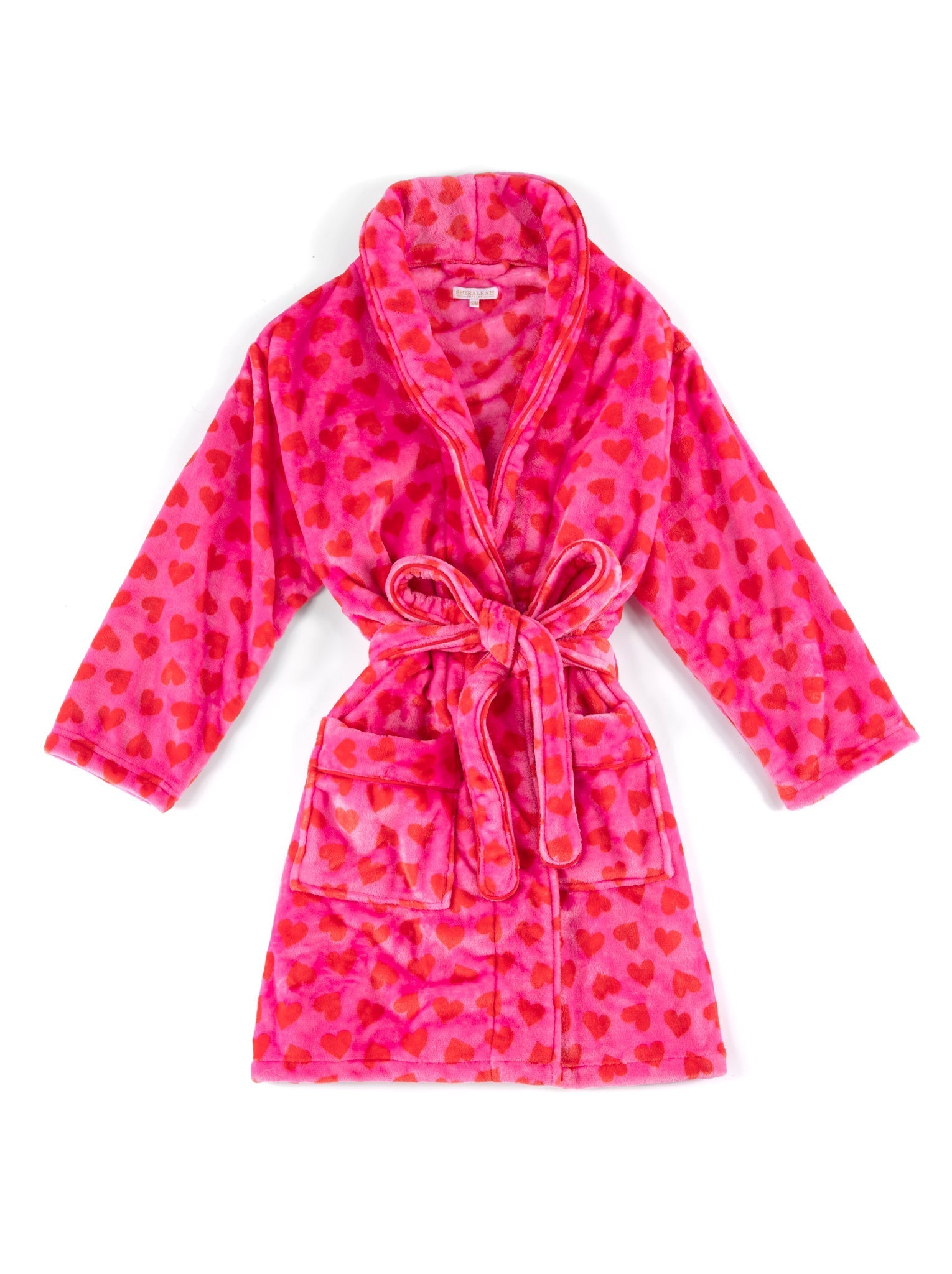 Shiraleah Assorted Set Of 2 Hearts Robes , Pink